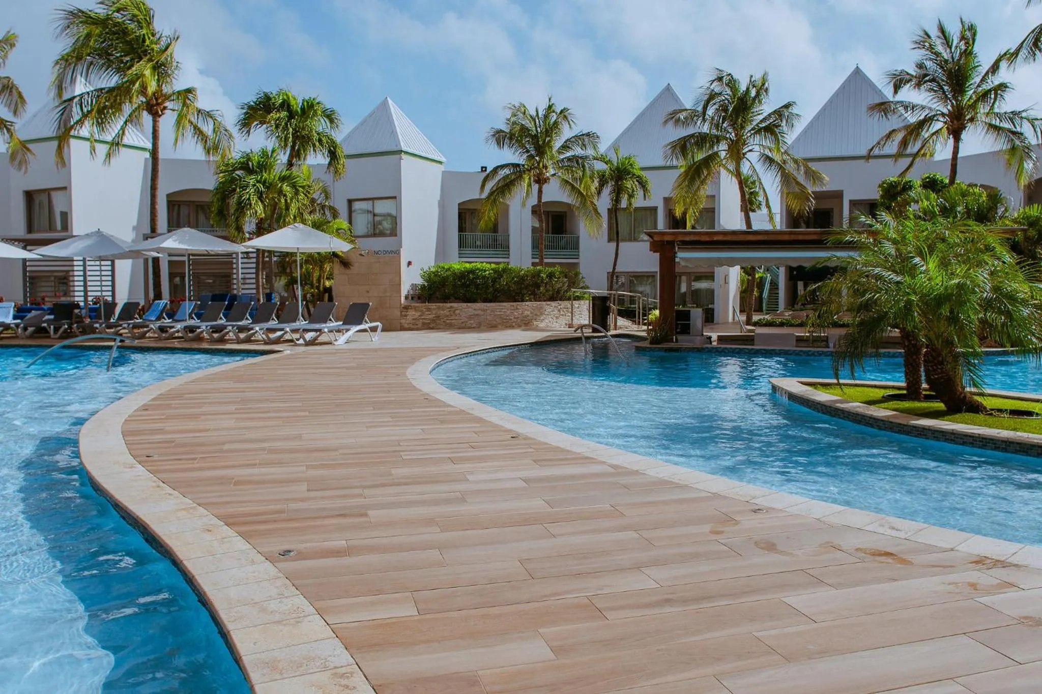 Swimming pool in The Mill Resort and Suites