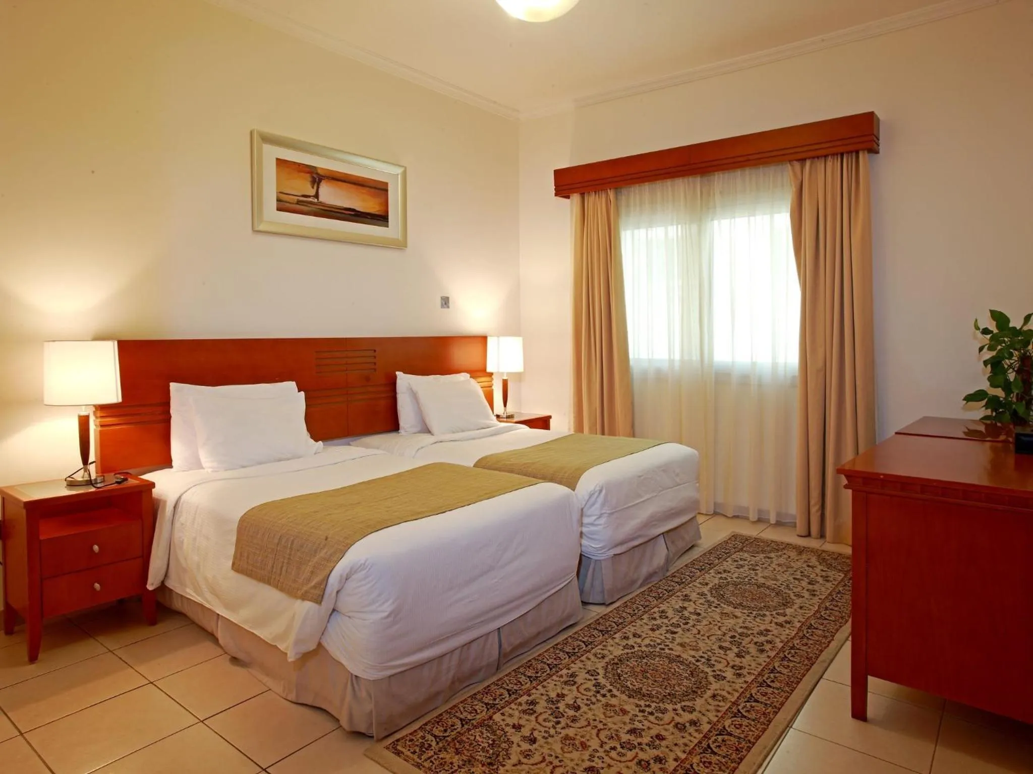Bed in Rose Garden Hotel Apartments - Bur Dubai