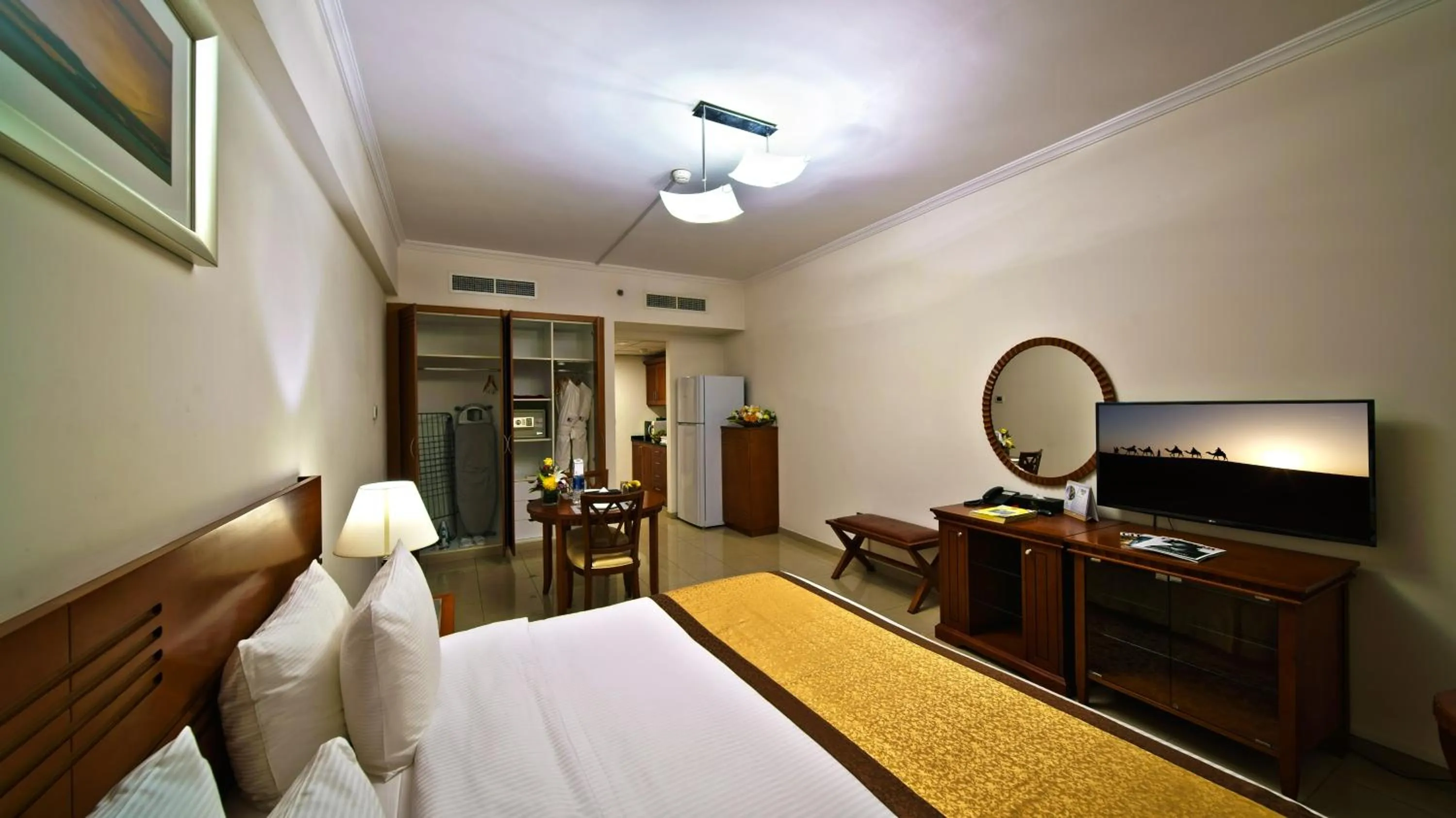 Bedroom, Bed in Rose Garden Hotel Apartments - Bur Dubai