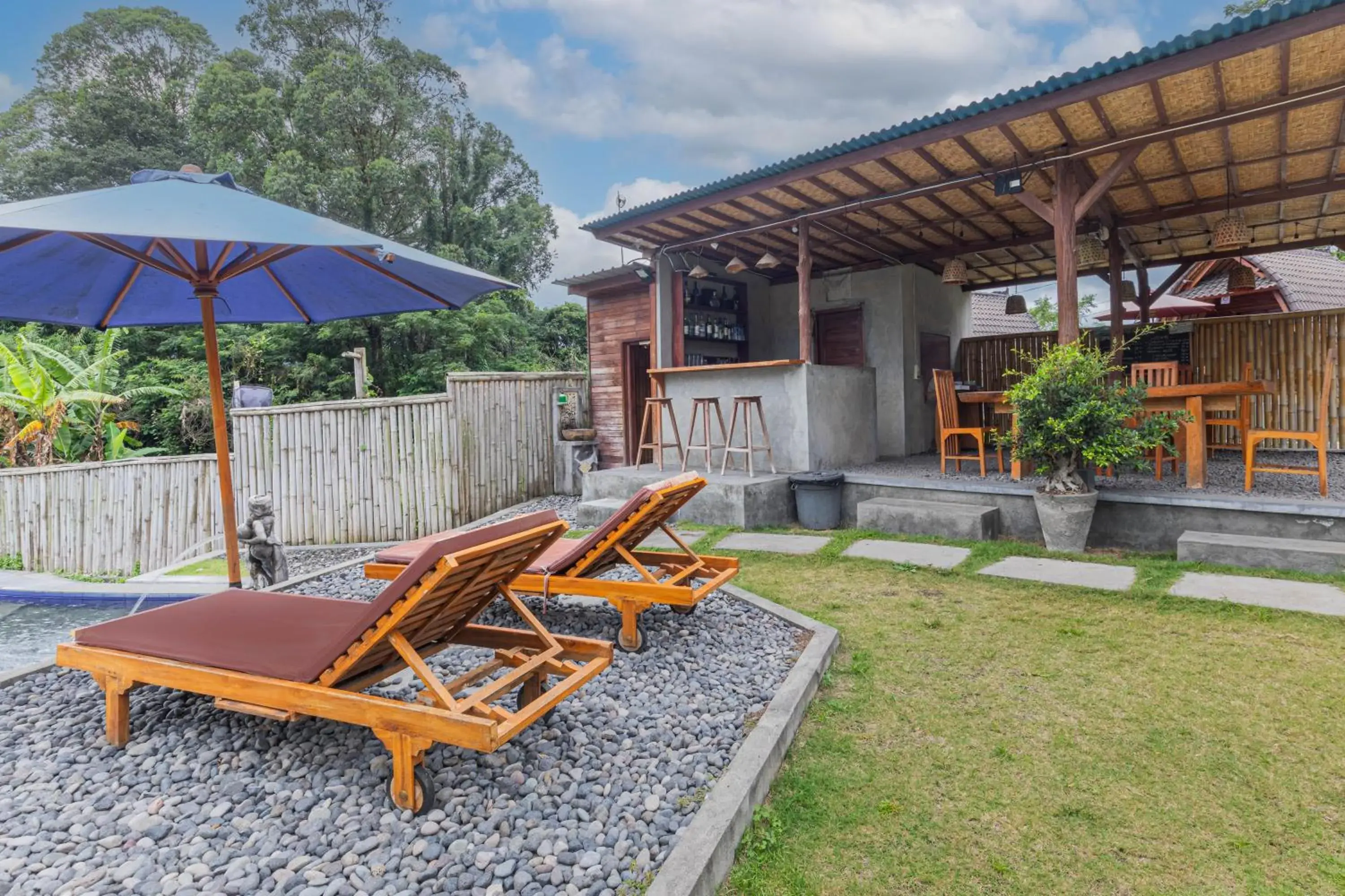 sunbed in Cabana Bali Villa sunbed in Cabana Bali Villa