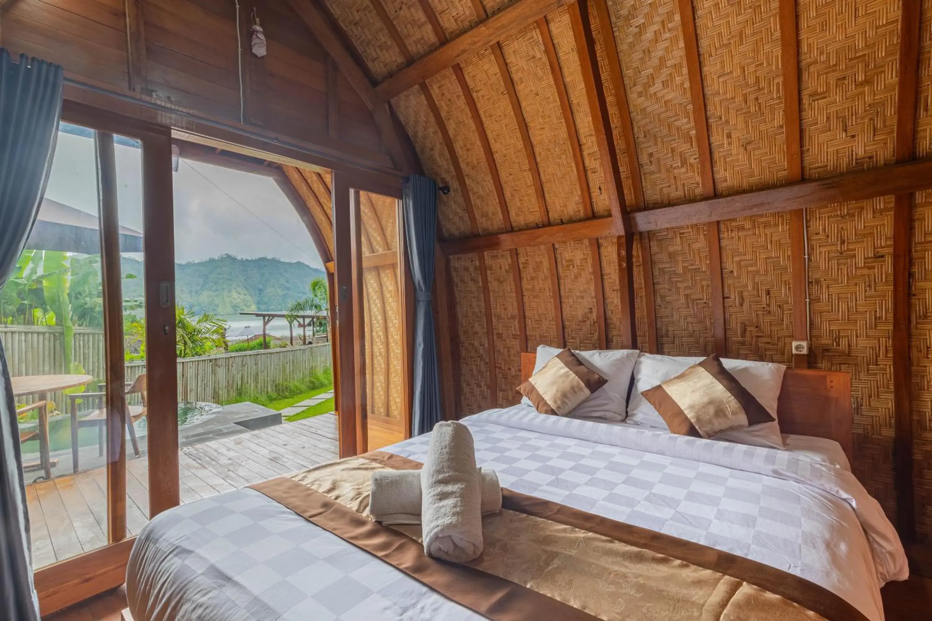 Balcony/Terrace, Bed in Cabana Bali Villa Balcony/Terrace, Bed in Cabana Bali Villa