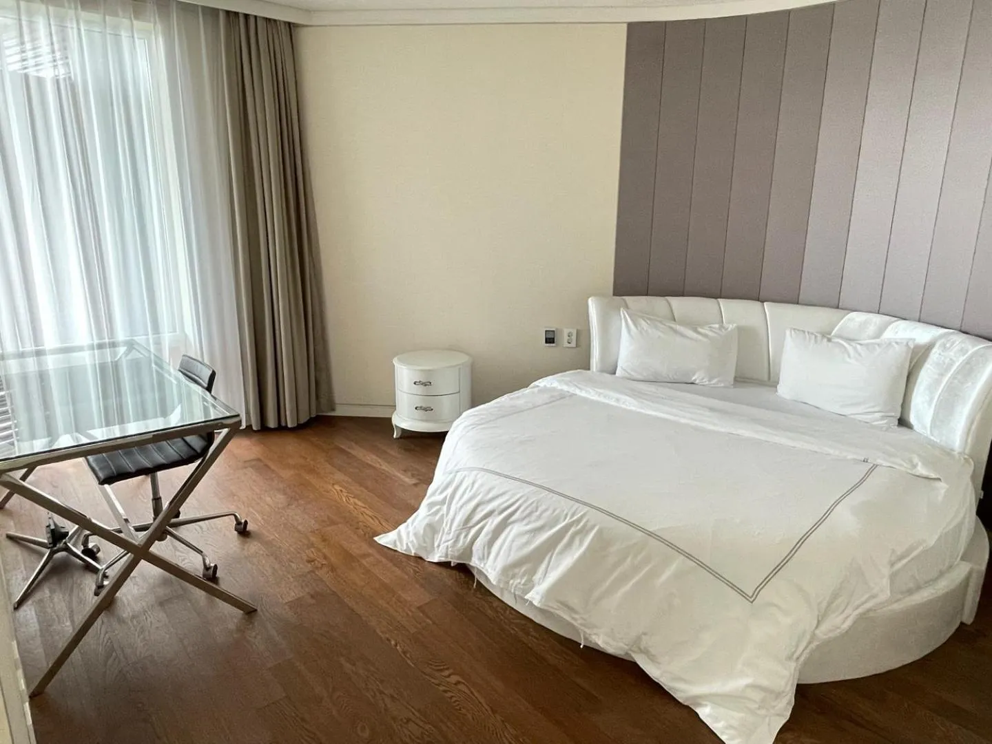 Bed in Ocean Star Condominium