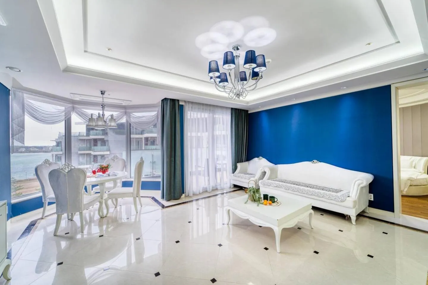 Bed in Ocean Star Condominium