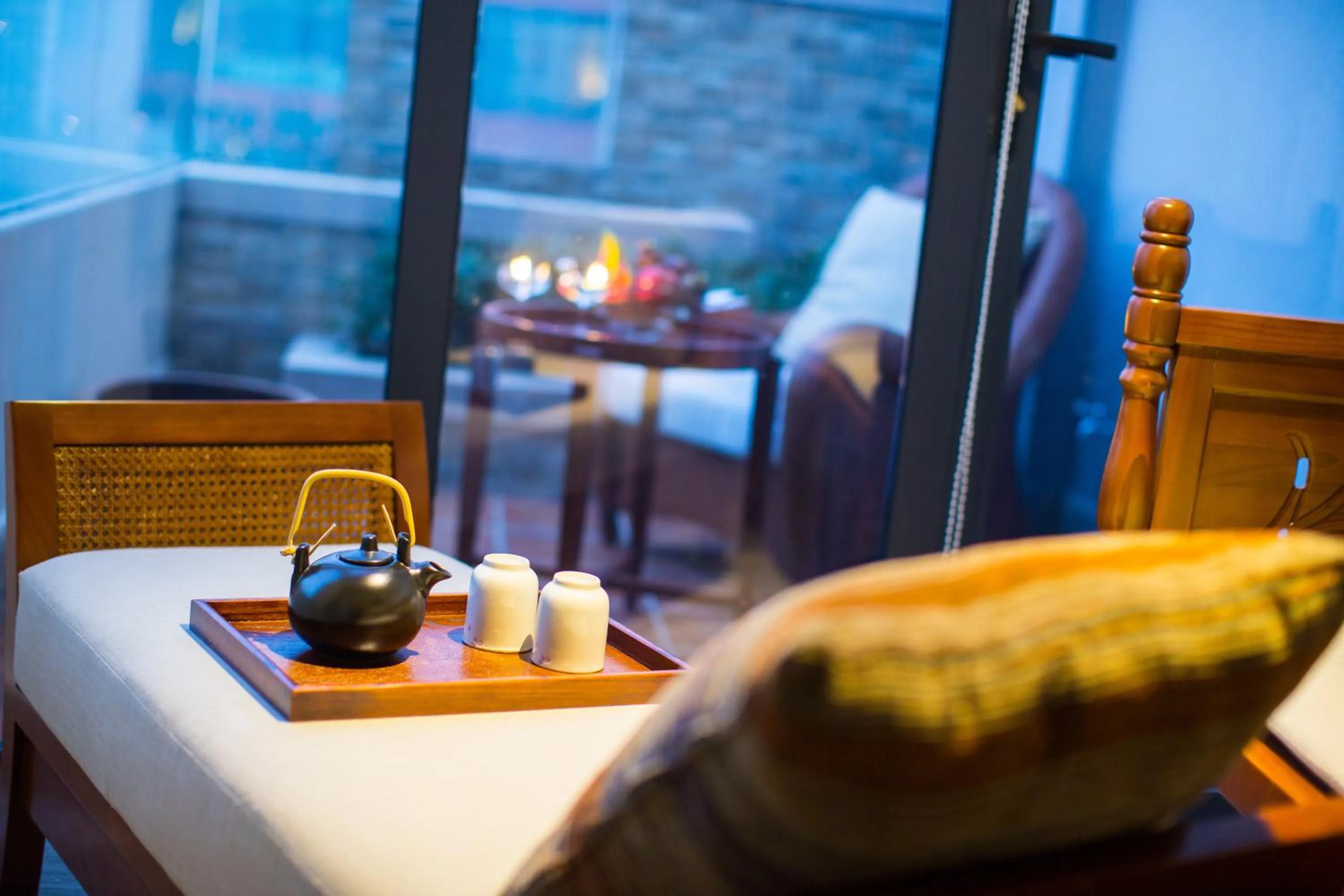 Decorative detail in Huachen International Hotel