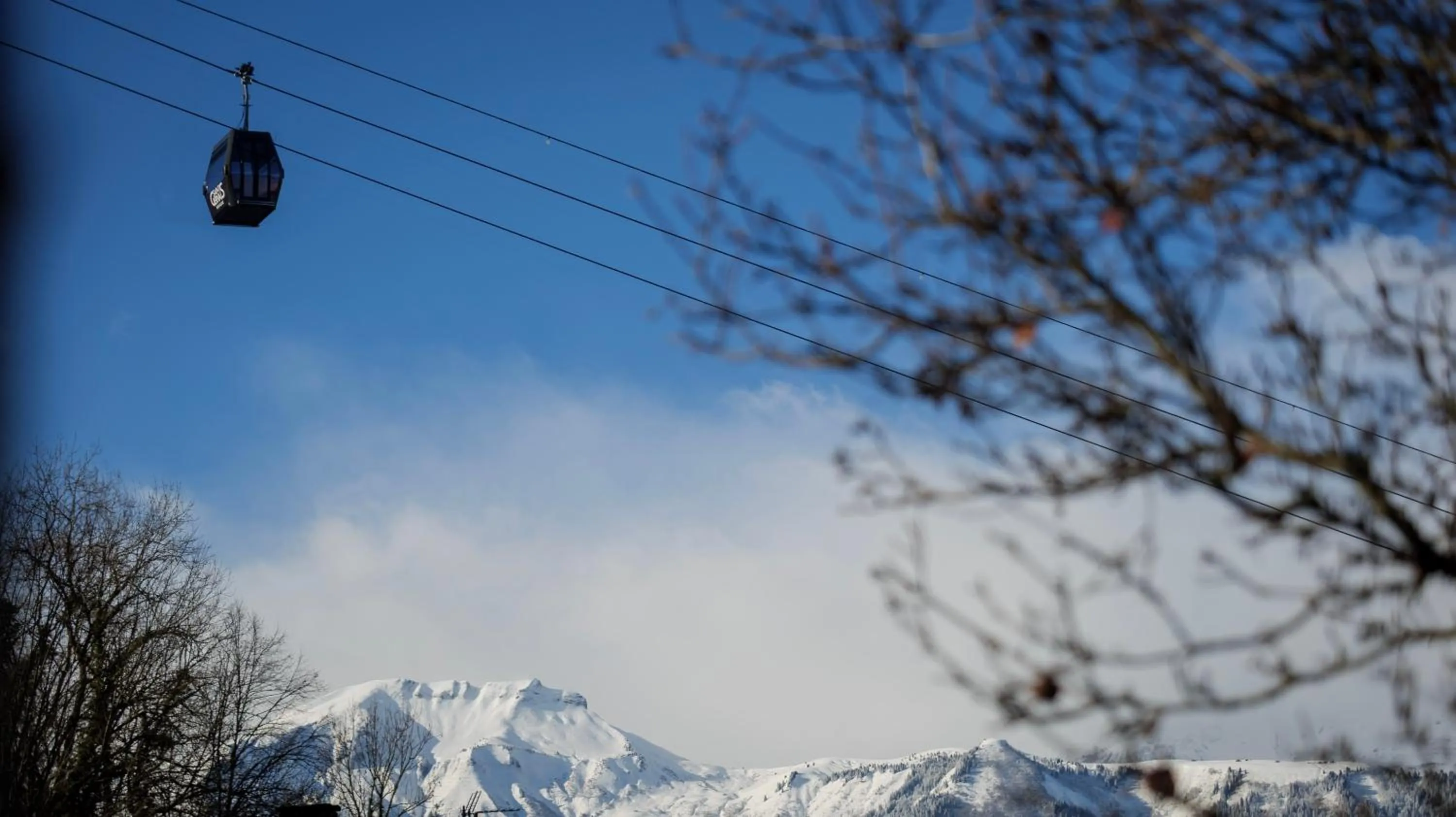 Mountain view in PlanB - Living Saint-Gervais - 250m des Remontées Mécaniques