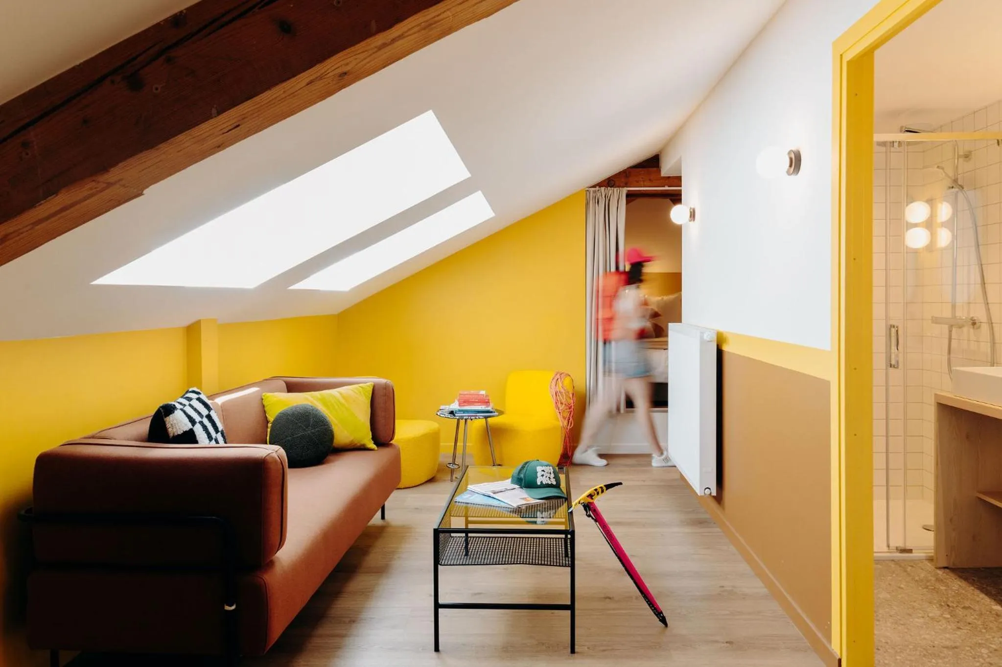 Living room in PlanB - Living Saint-Gervais - 250m des Remontées Mécaniques