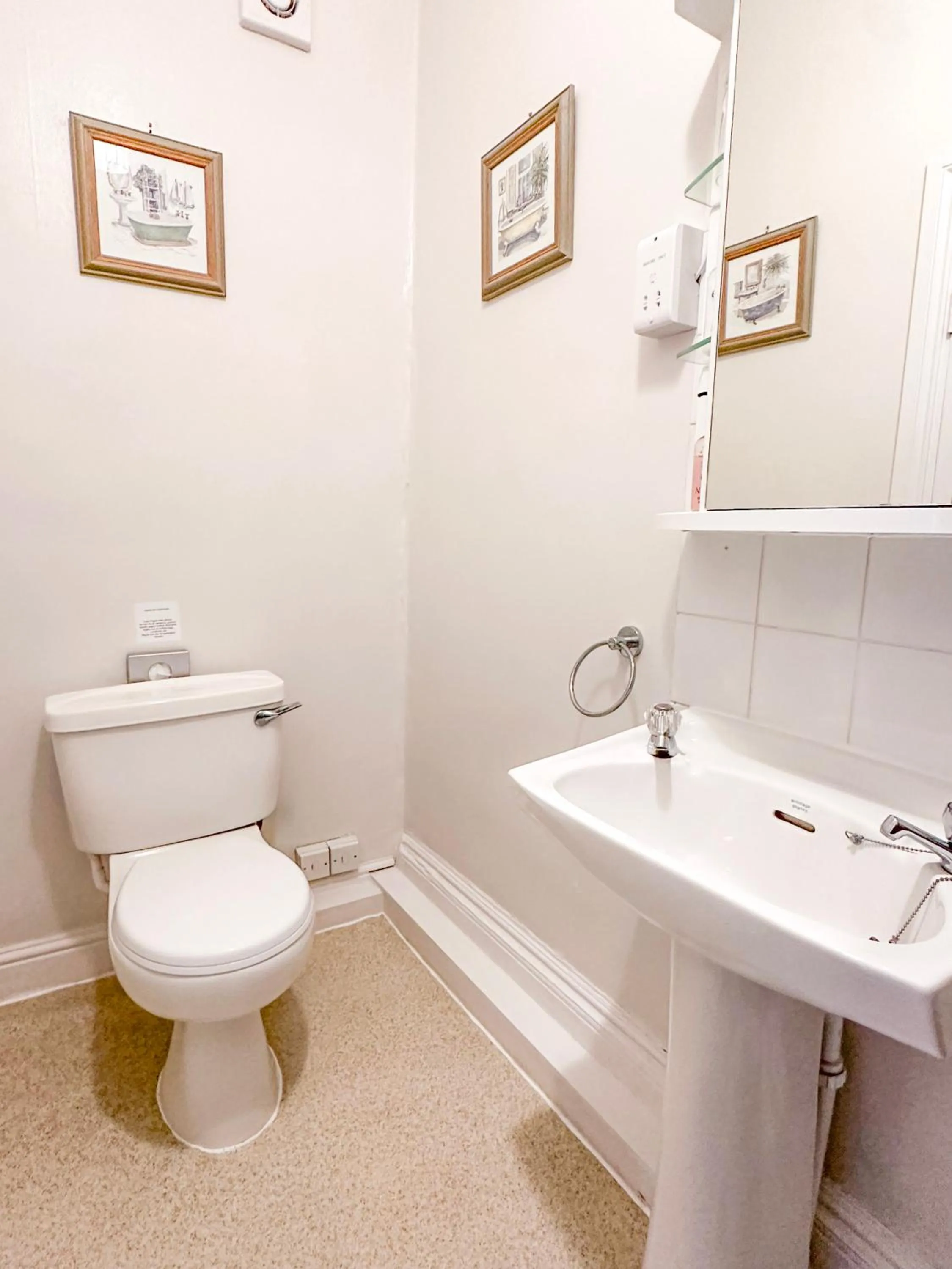 Toilet in St Vincent Guest House