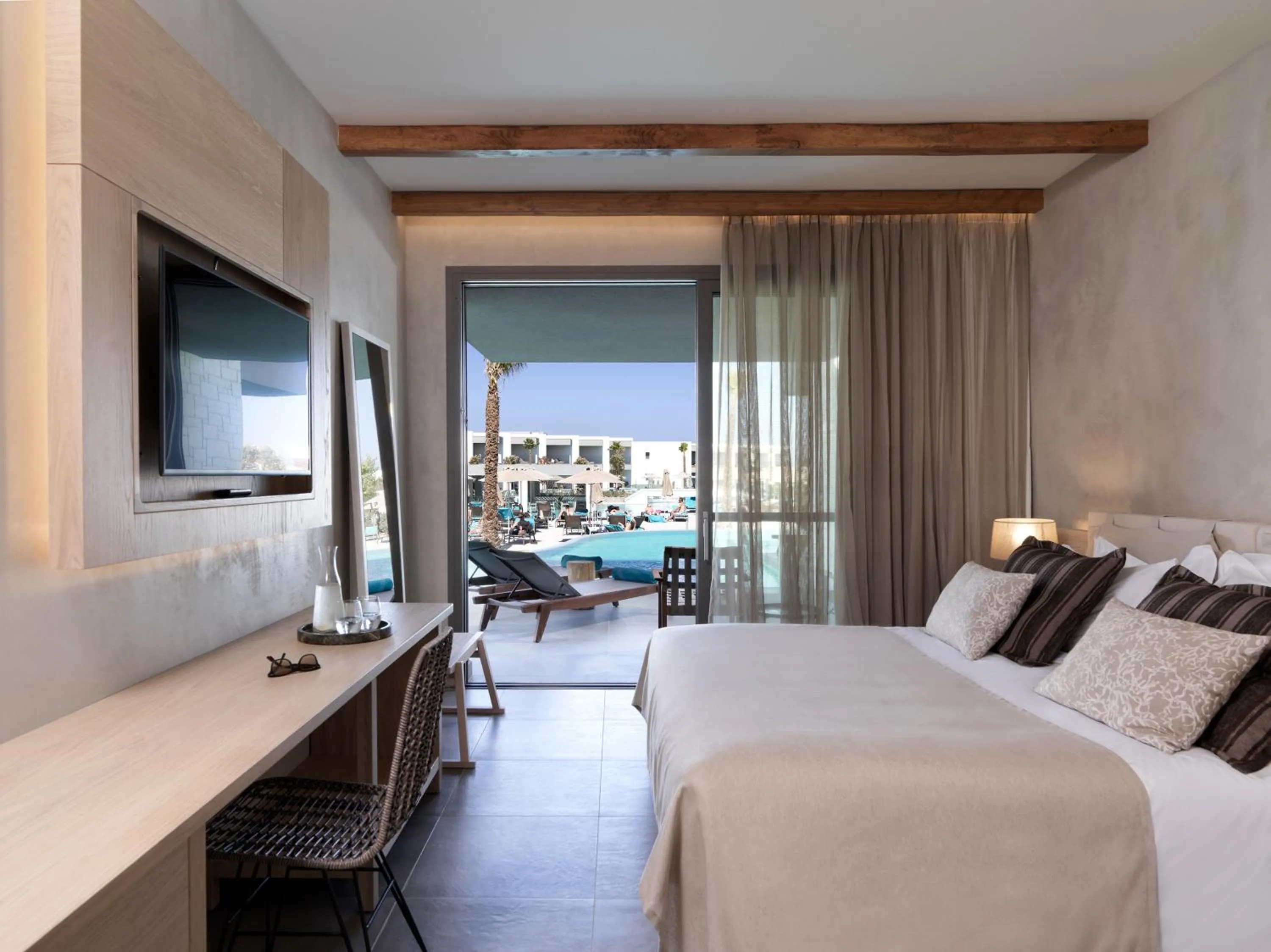 Bed in Atlantica Dreams Resort