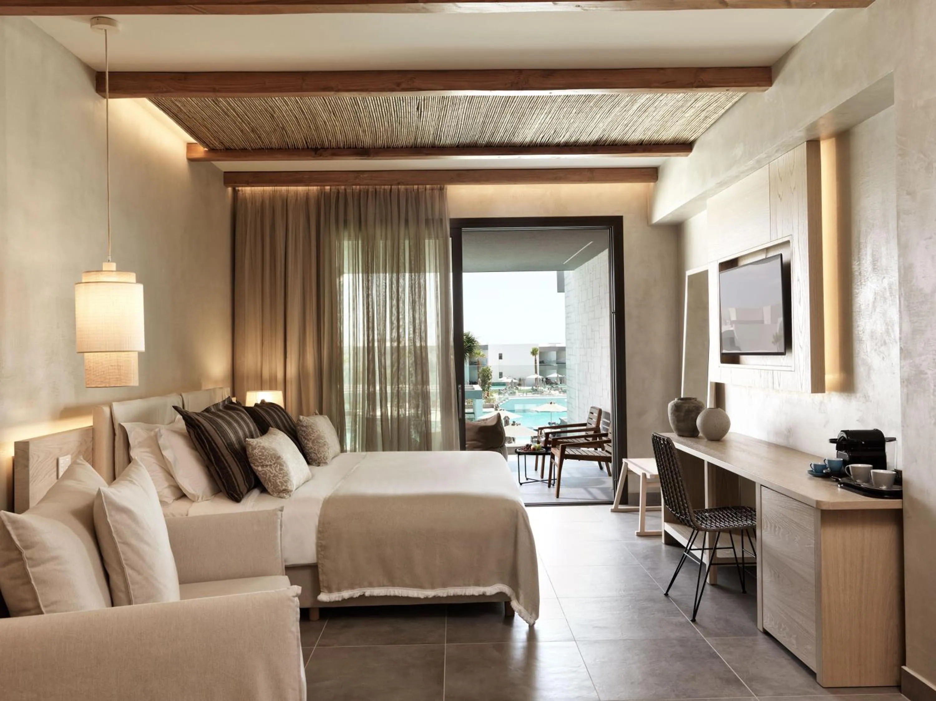 Bed in Atlantica Dreams Resort