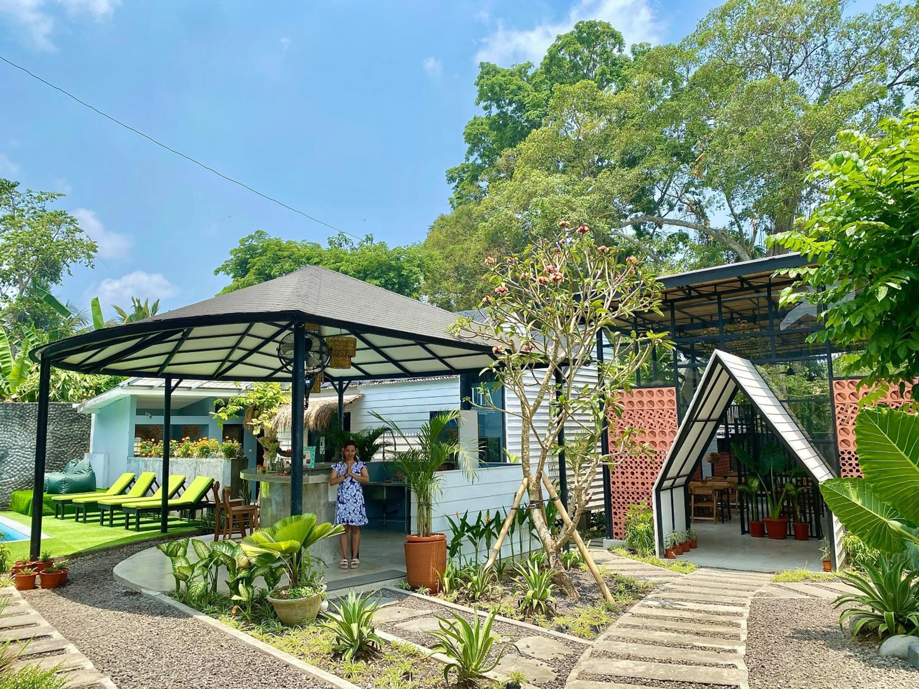 Area and facilities in The Jungle Hostel Canggu