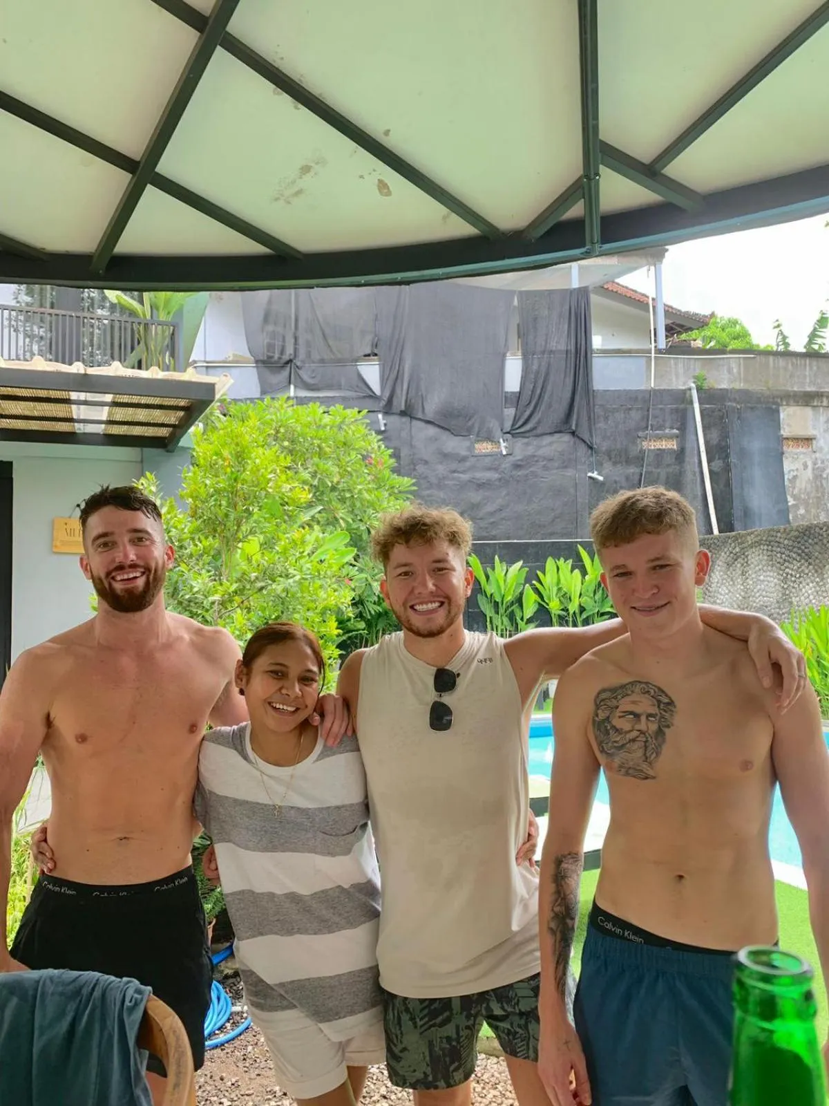 People in The Jungle Hostel Canggu