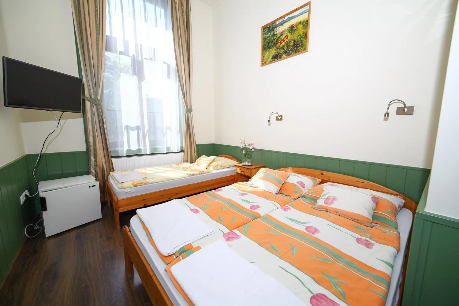 Bed in Kisfaludy Vendégház -Sümeg-
