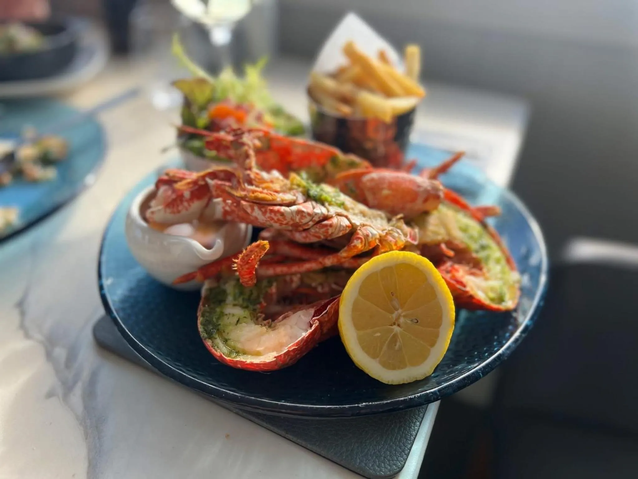 Dining area in Salt on the Harbour