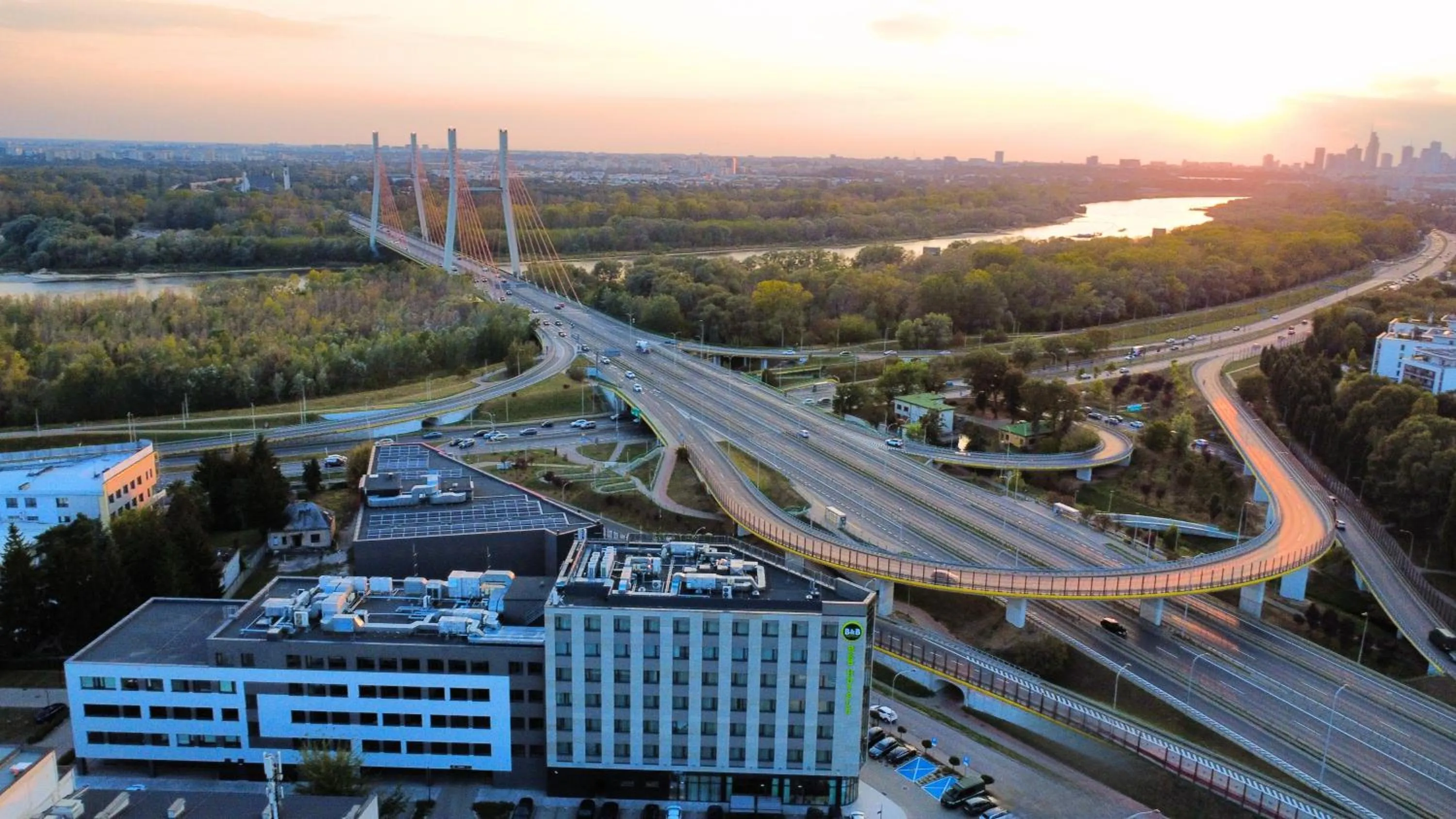 Property building in B&B HOTEL Warsaw East