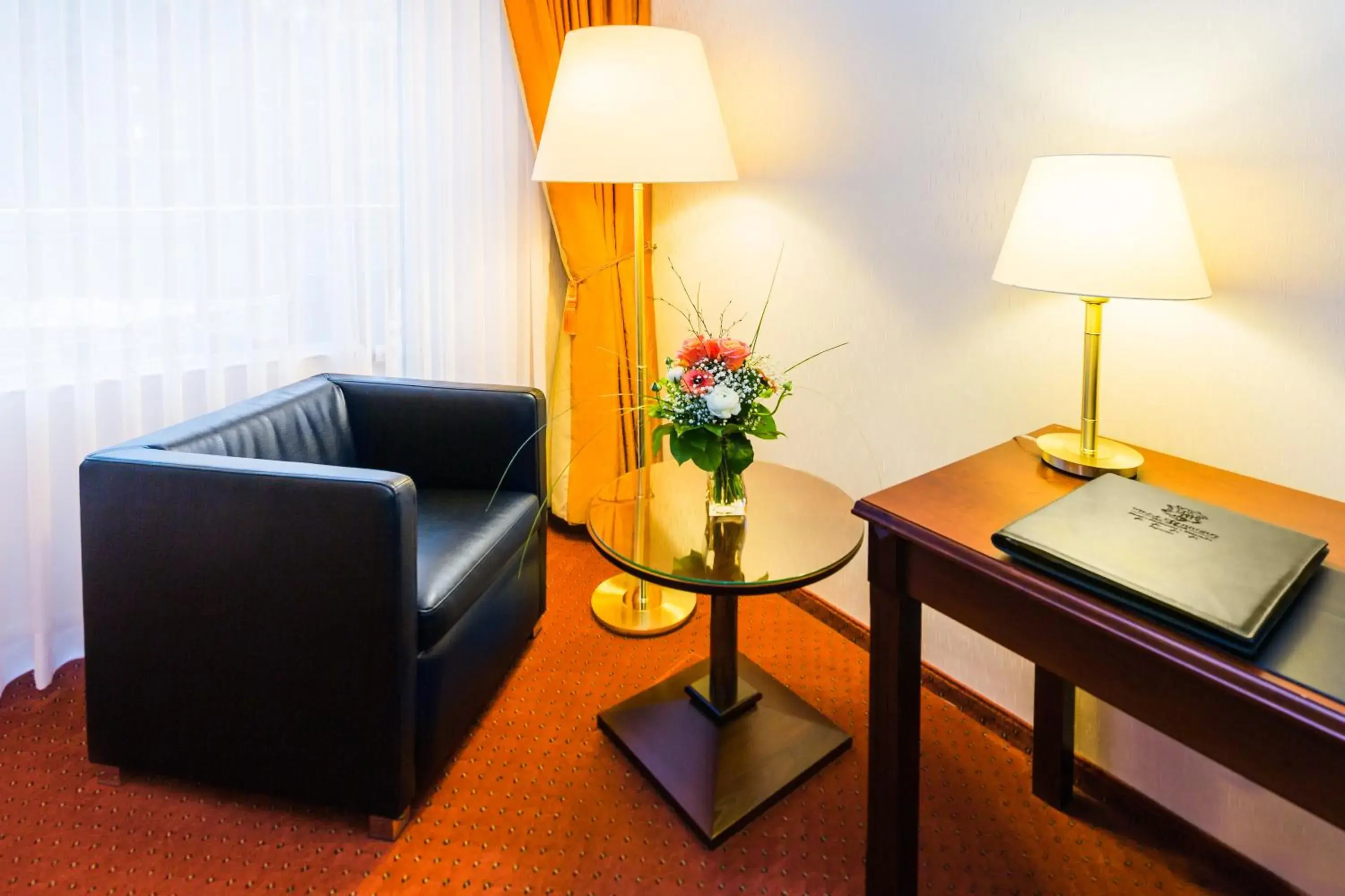 Double Room with Balcony - single occupancy in Hotel Villa Marburg im Park Double Room with Balcony - single occupancy in Hotel Villa Marburg im Park