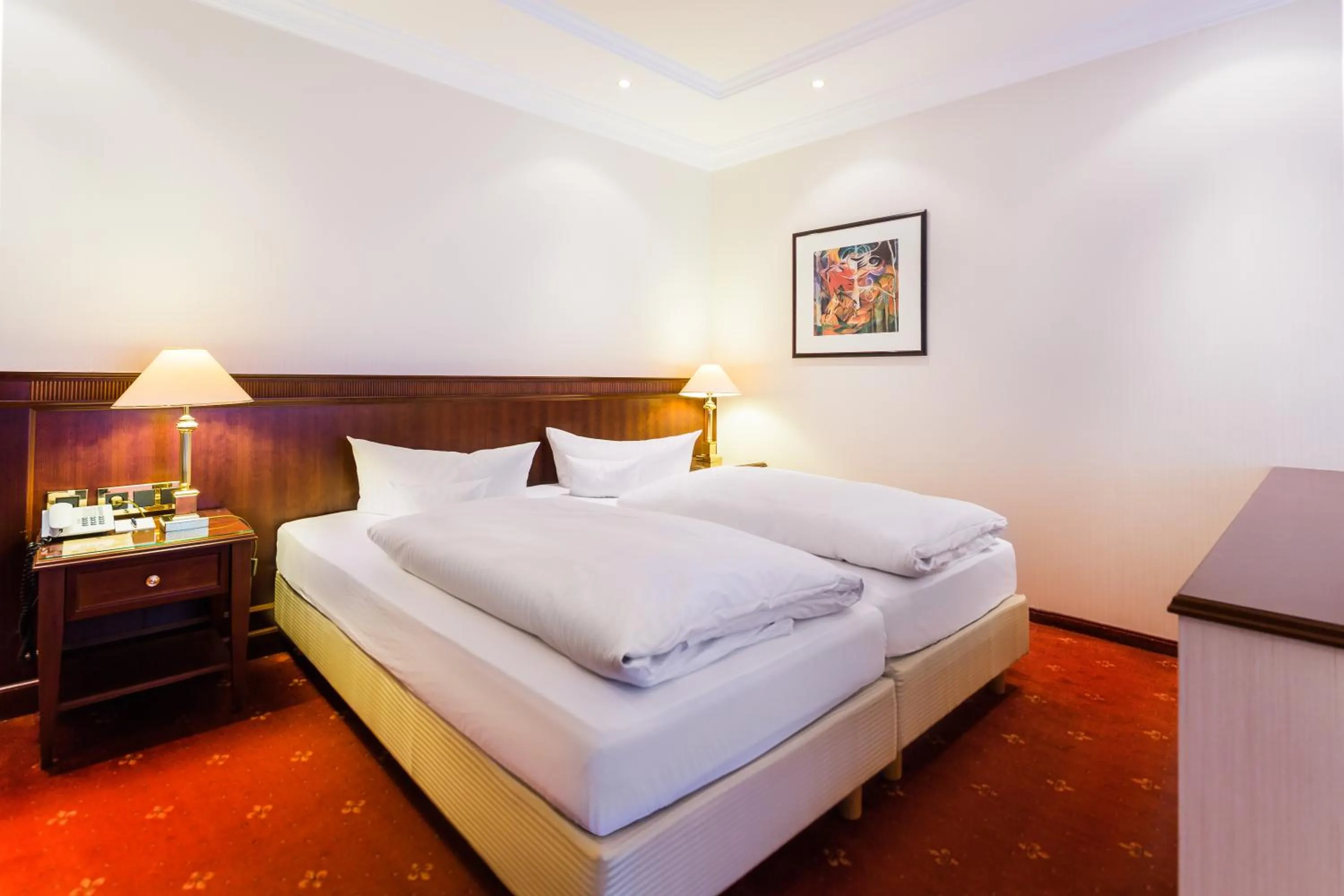 Photo of the whole room, Bed in Hotel Villa Marburg im Park