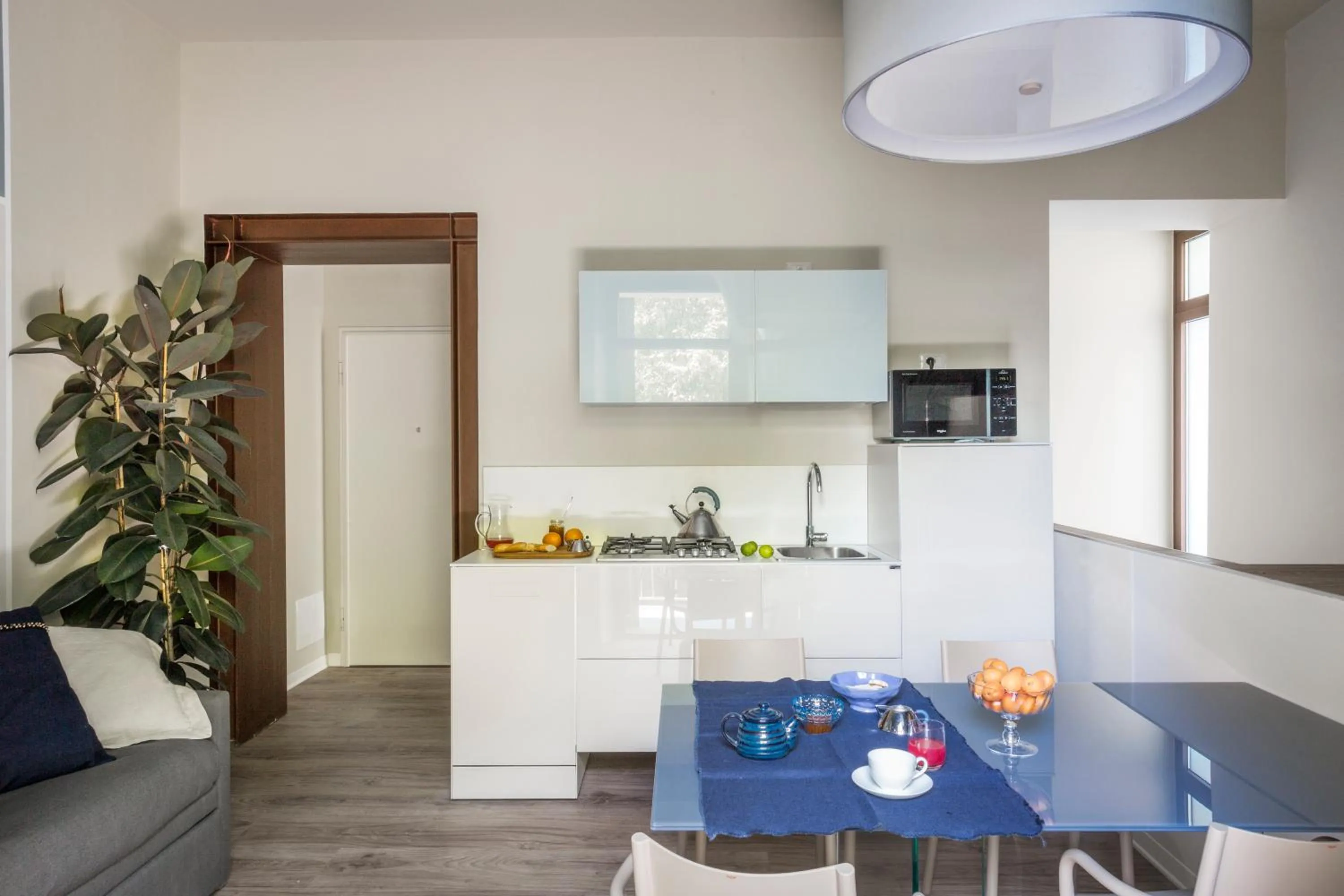 Kitchen or kitchenette in San Leonardo Suites