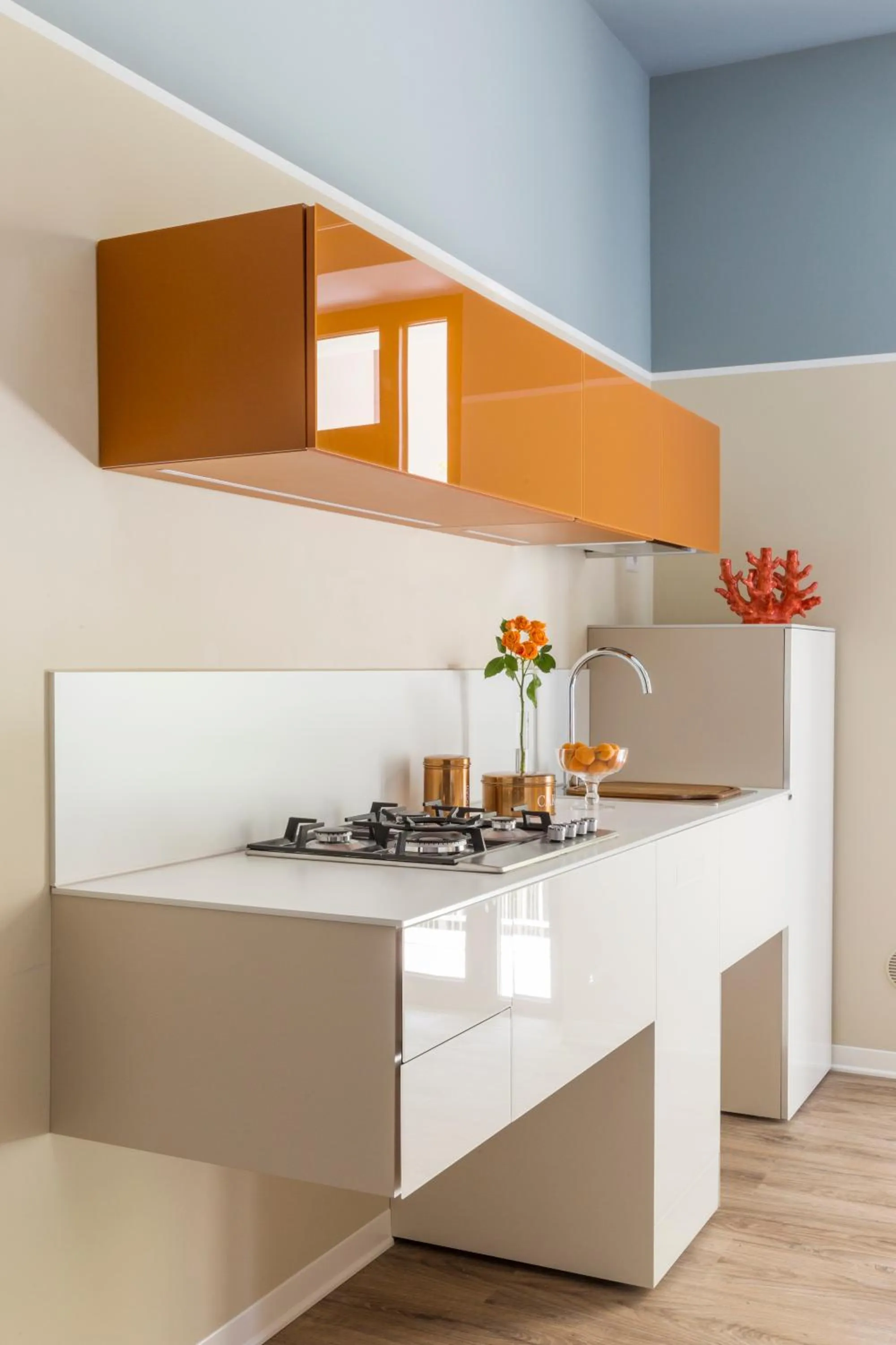 Kitchen or kitchenette in San Leonardo Suites