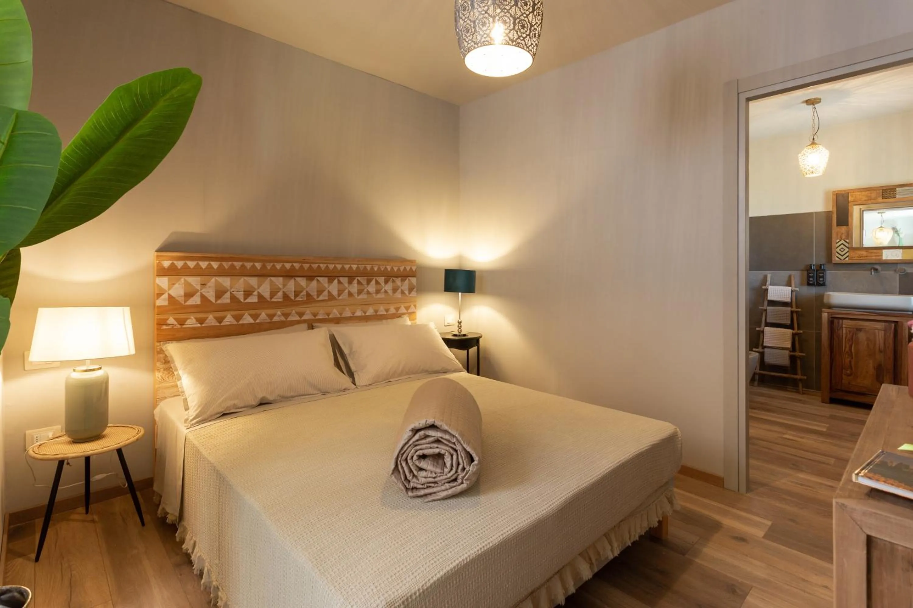 Bed in Relais San Baio