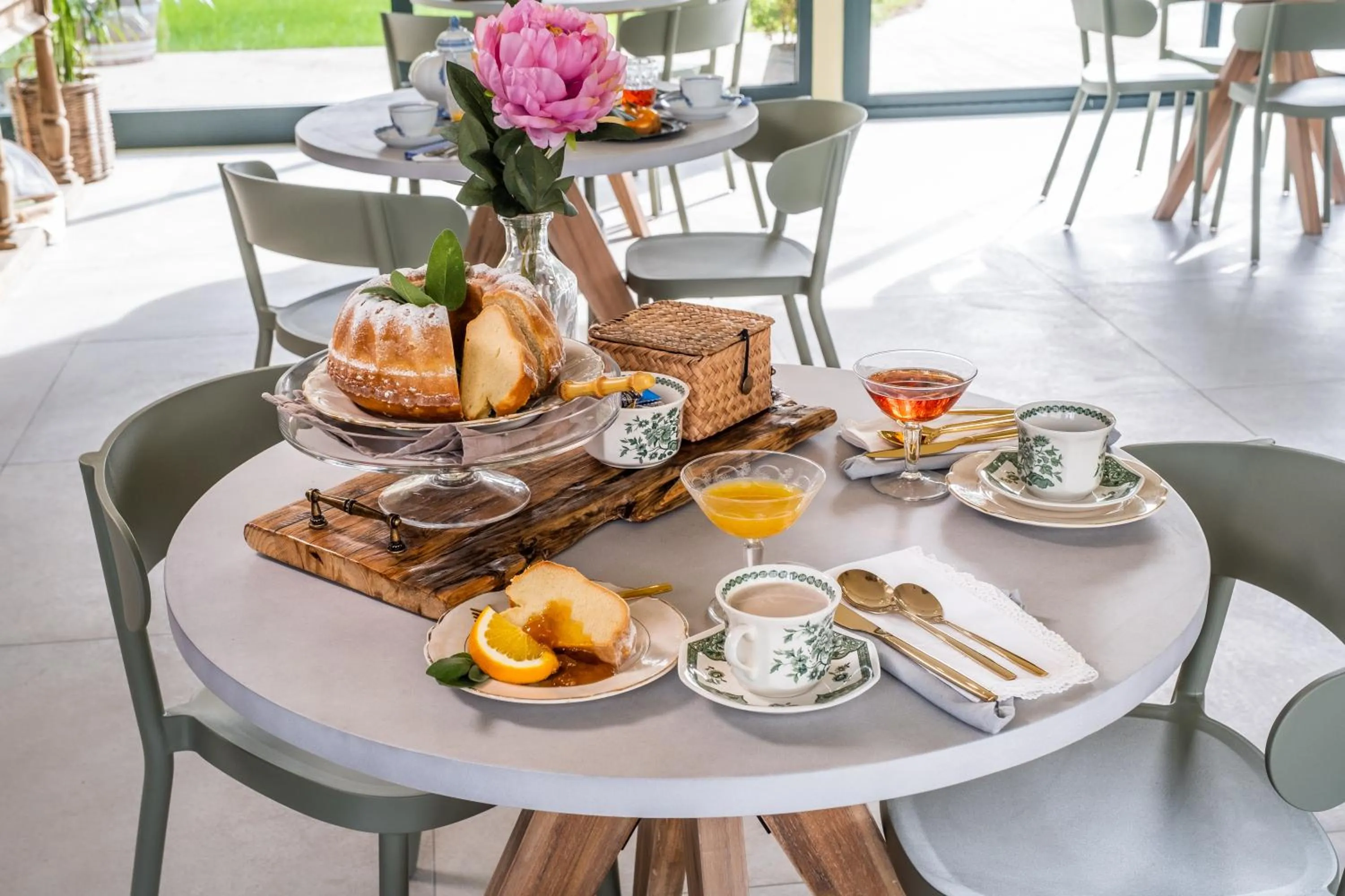 Italian breakfast in Relais San Baio