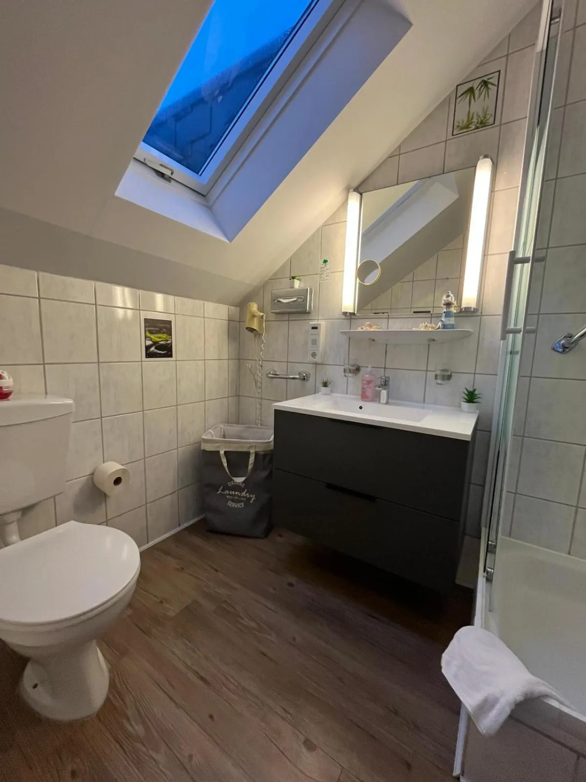 Bathroom in Hotel Rosmarin