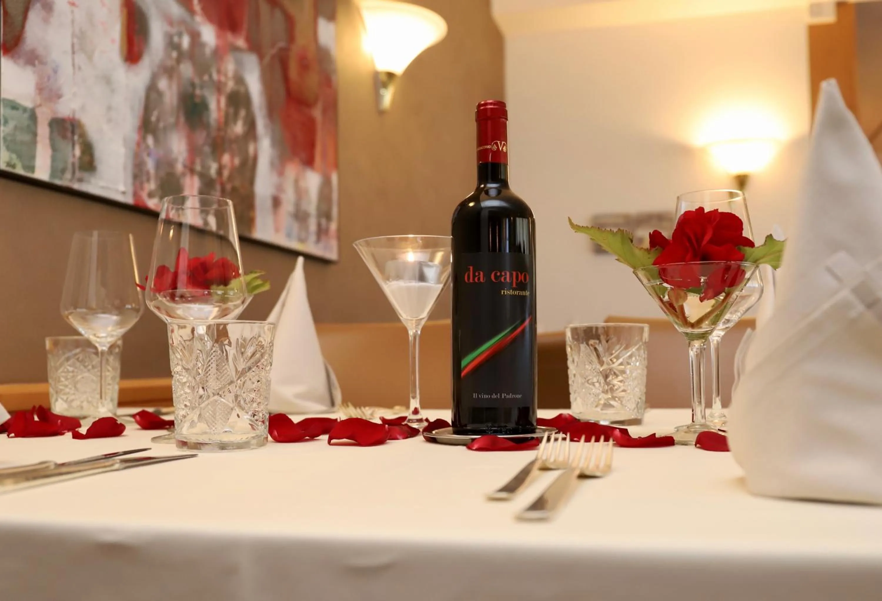 Alcoholic drinks in Hotel Arancio