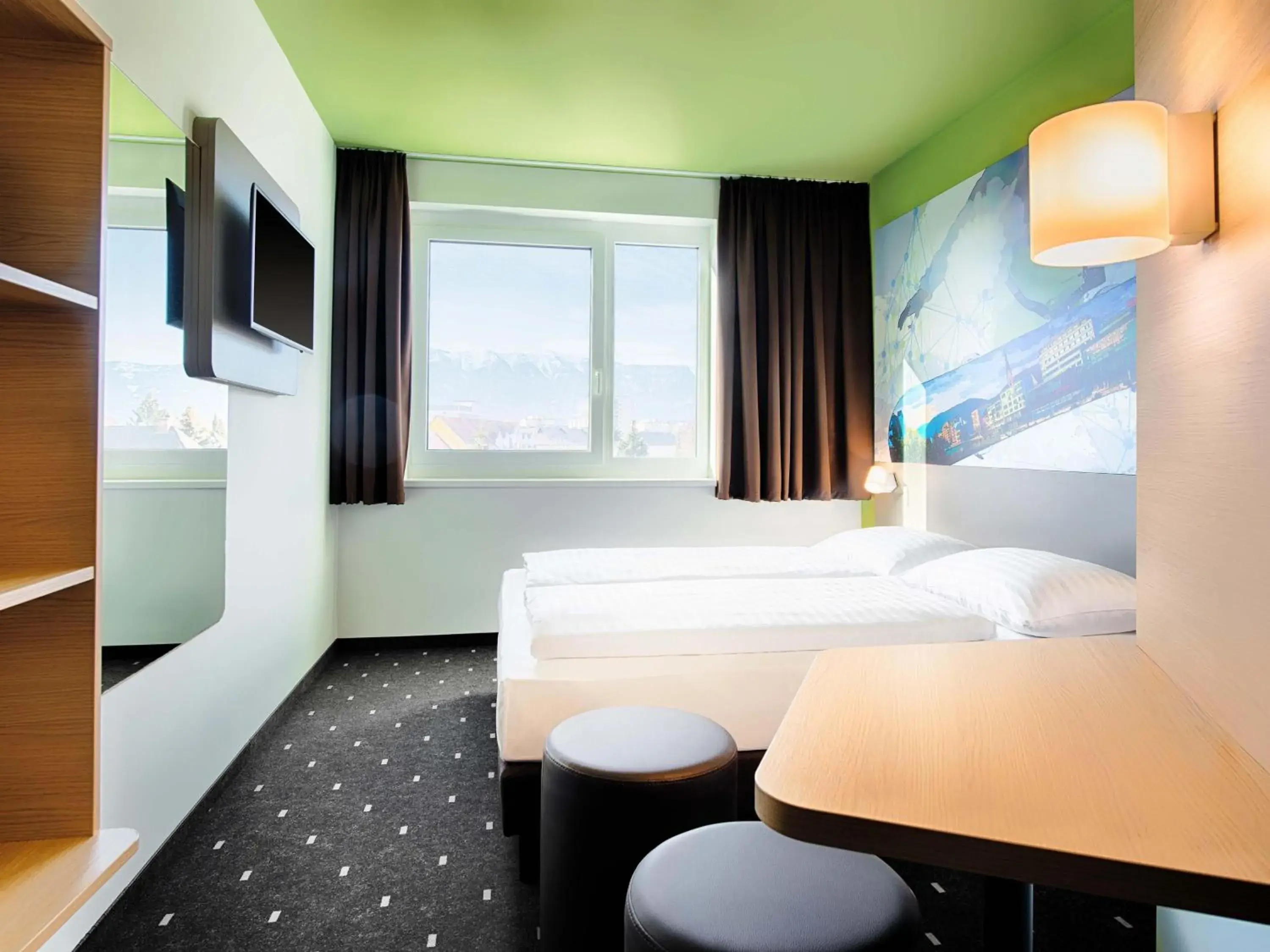 Photo of the whole room, Bed in B&B Hotel Villach Photo of the whole room, Bed in B&B Hotel Villach