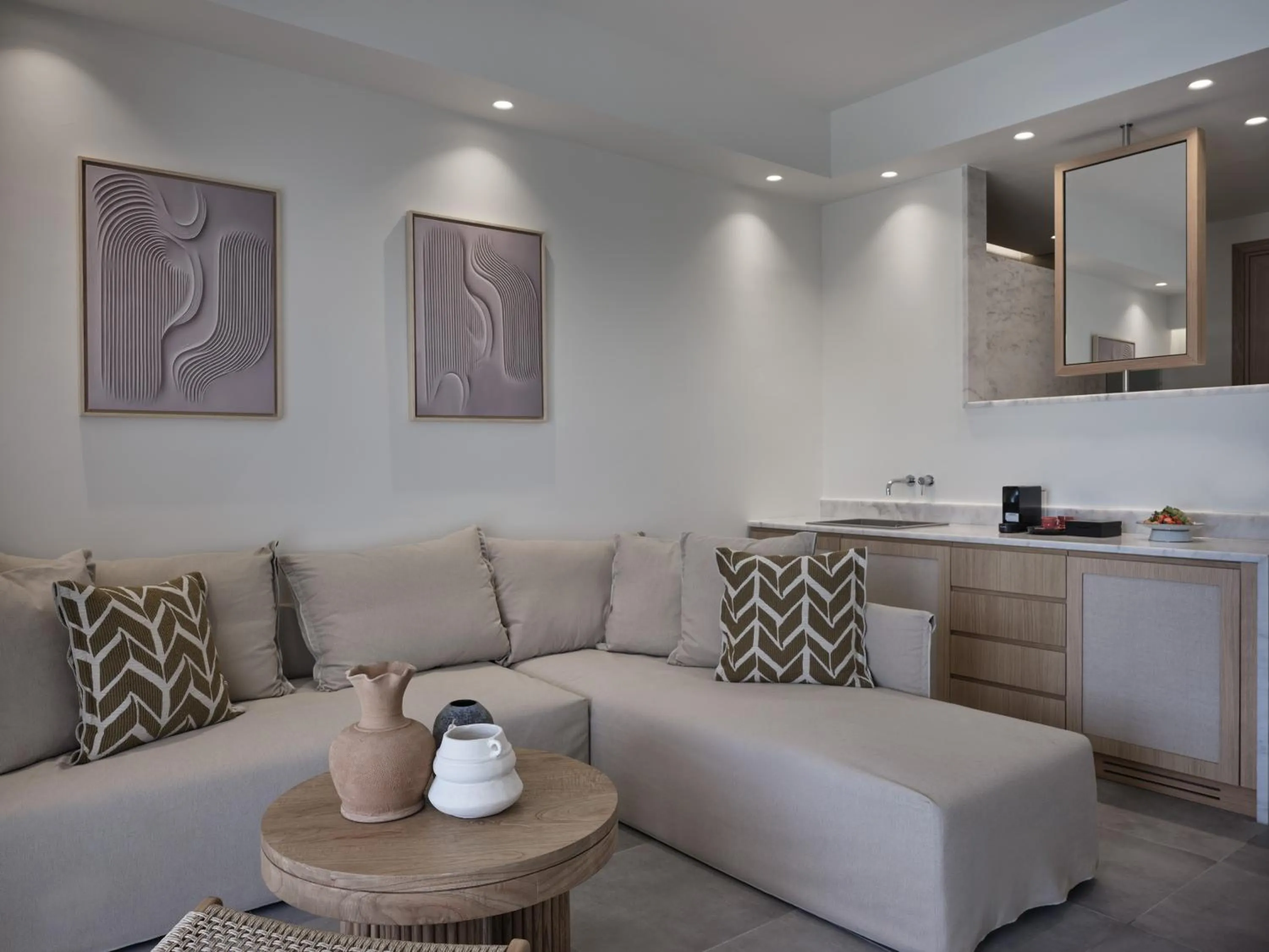 Living room in Atlantica Beach Resort Kos