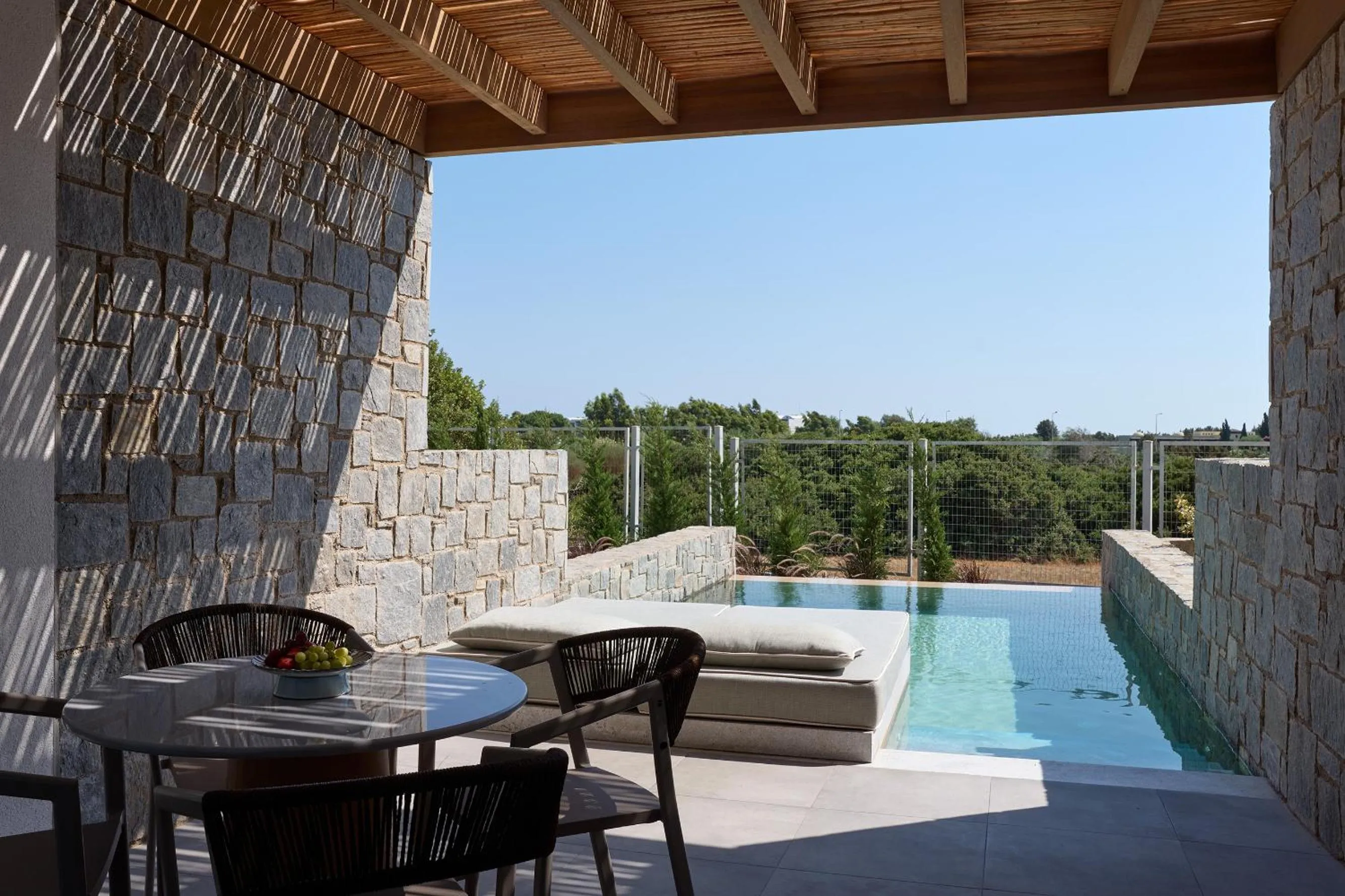 Patio in Atlantica Beach Resort Kos