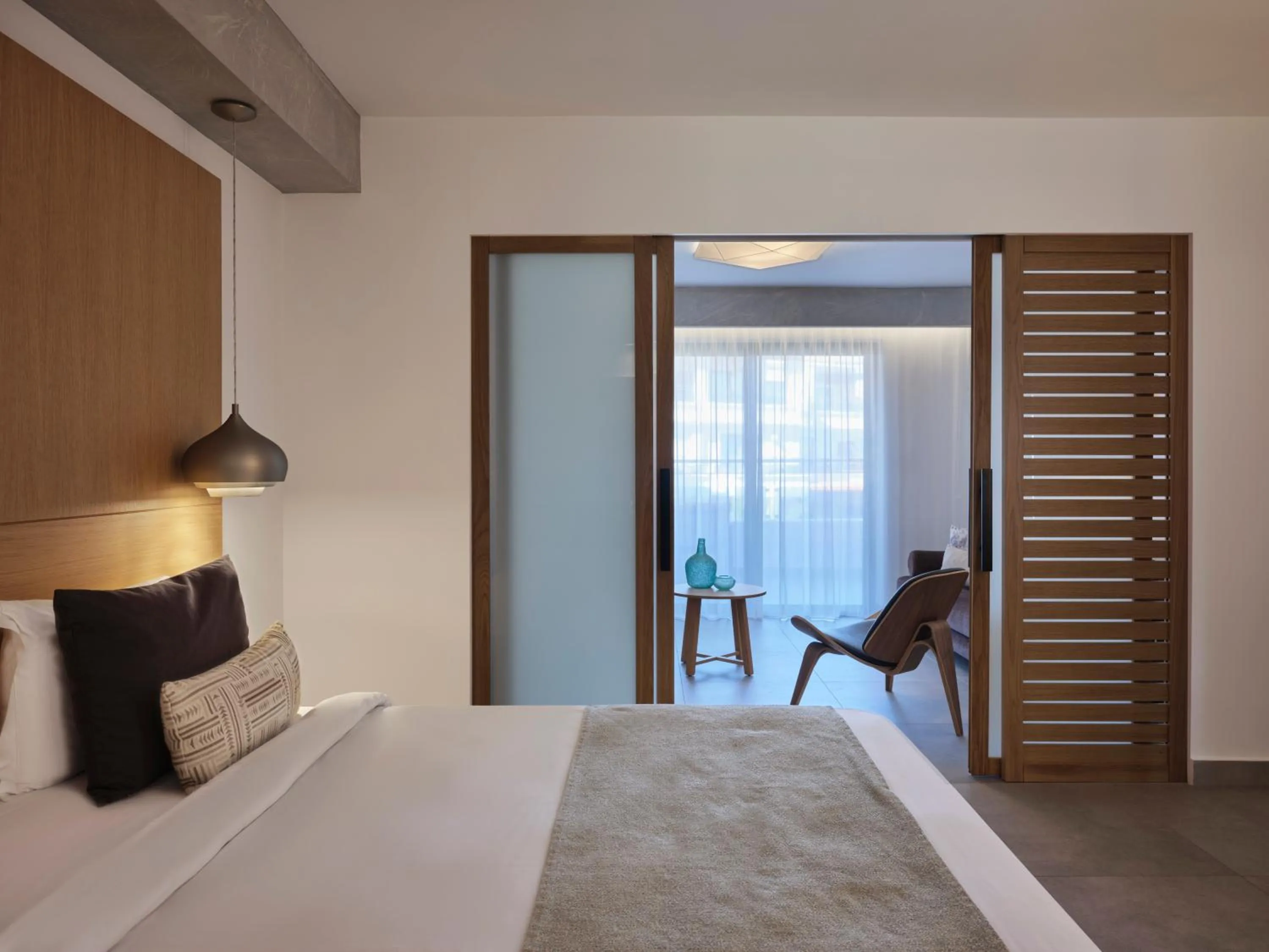 Bed in Atlantica Caldera Palace