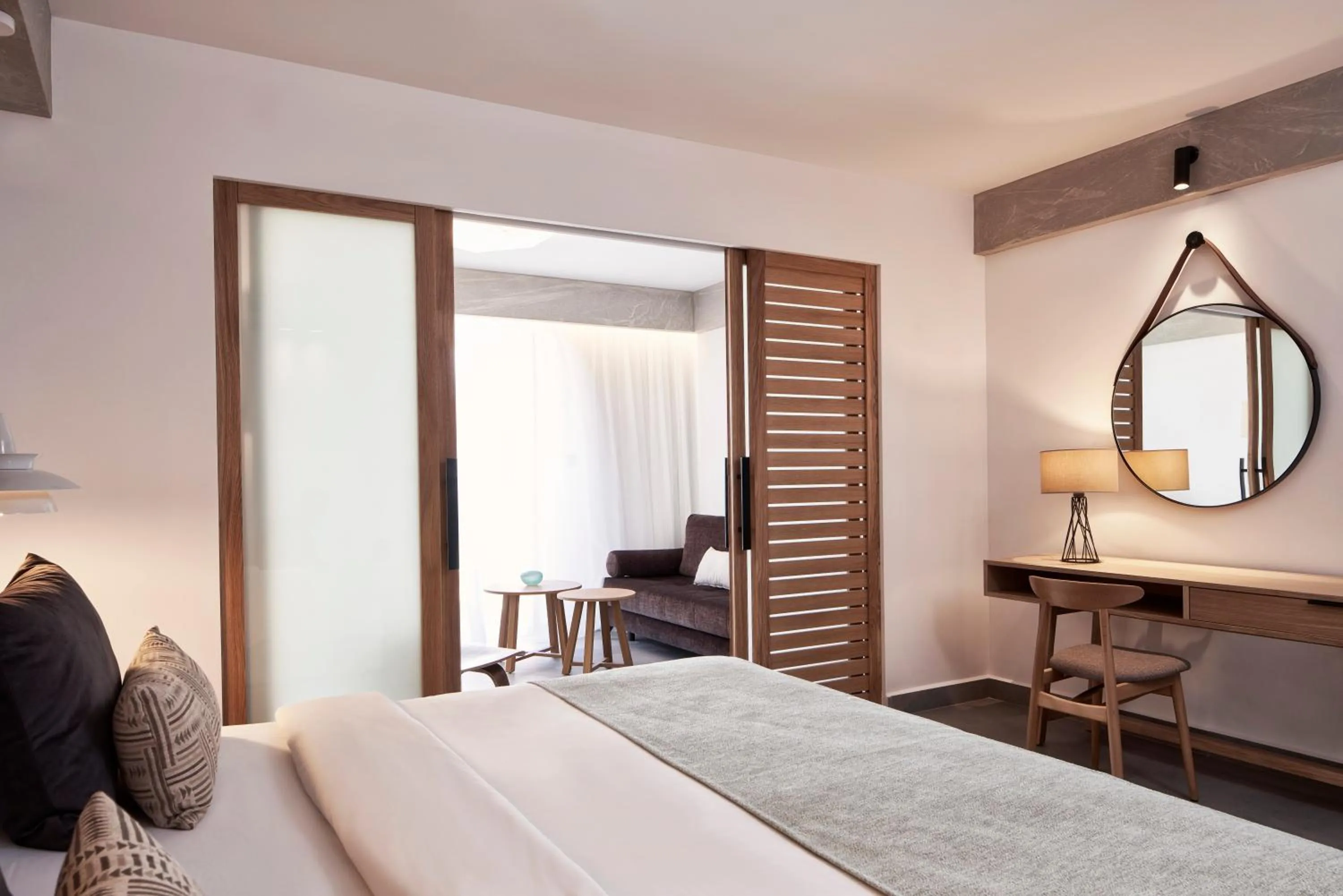 Bed in Atlantica Caldera Palace