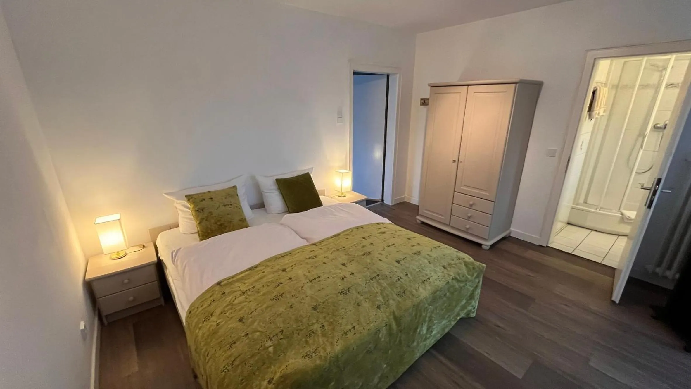 Bed in Harz hotel Iris