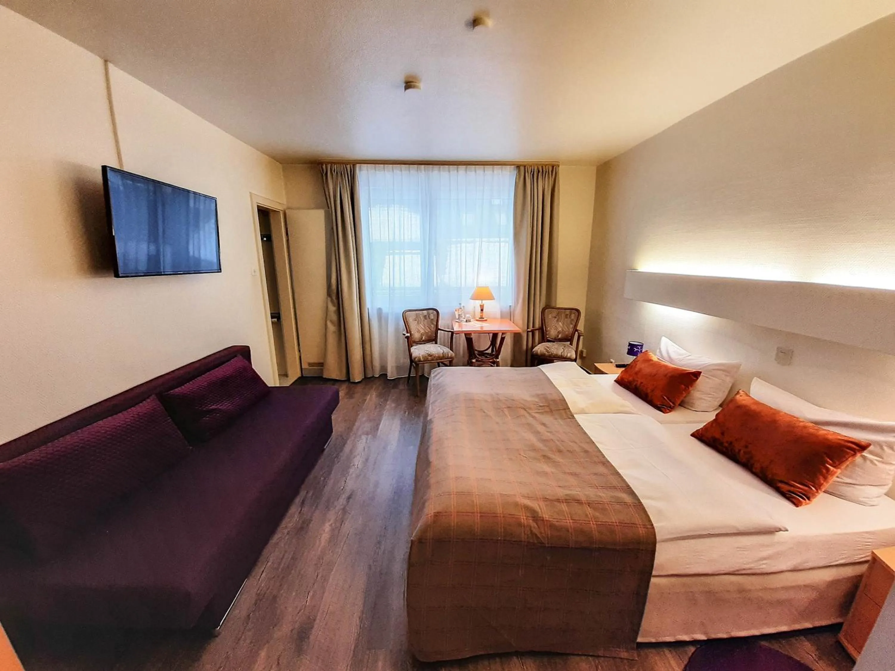 Bed in Harz hotel Iris