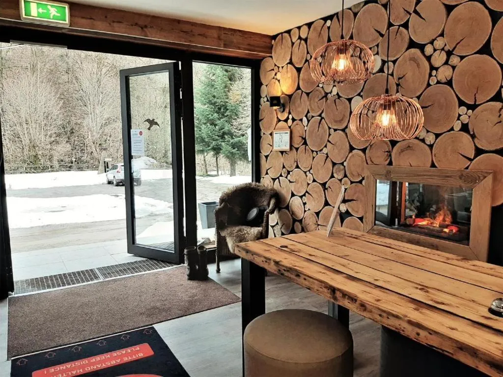 Lobby or reception in Harz hotel Iris