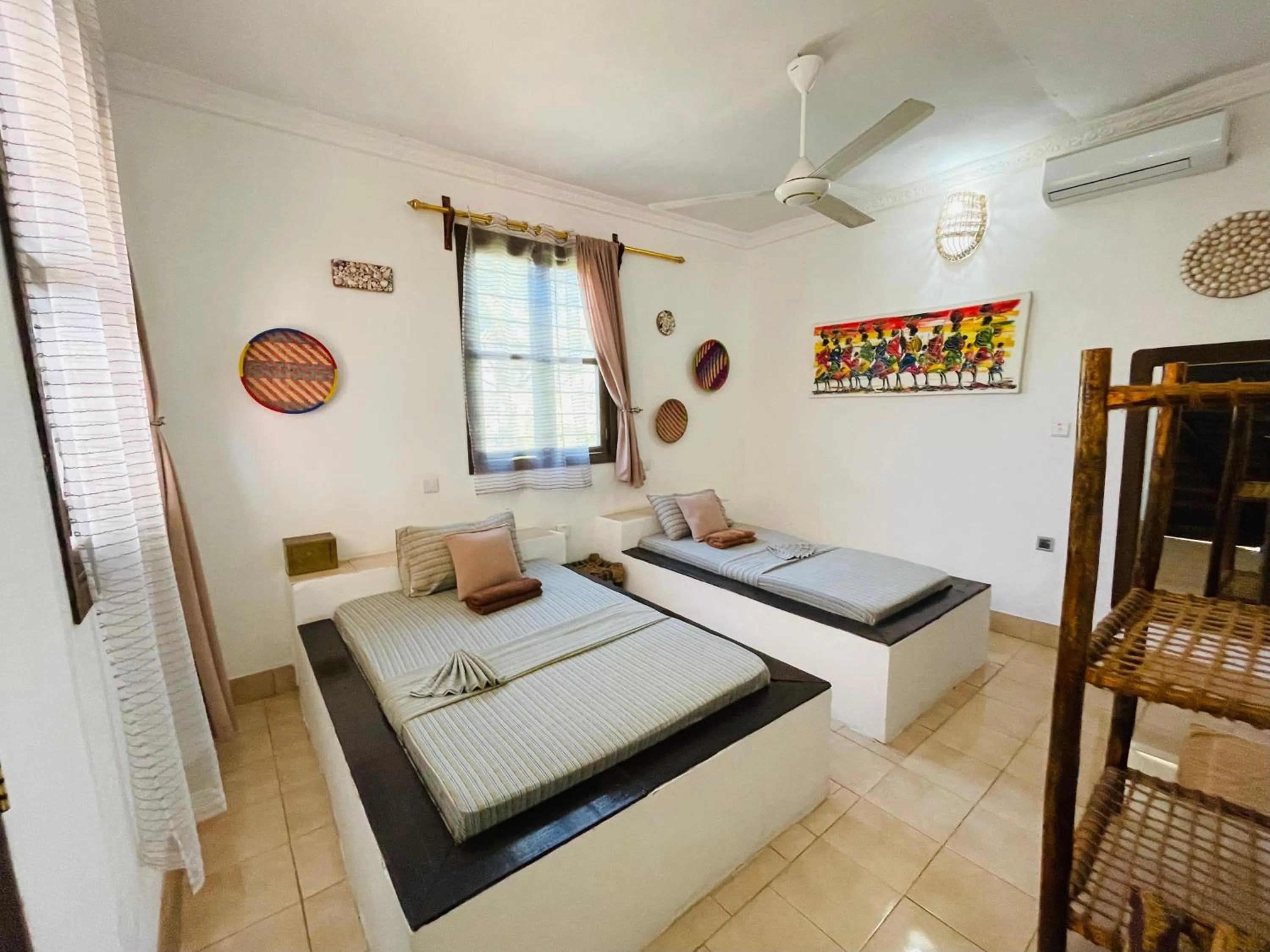 Bed in Max Hotel Nungwi