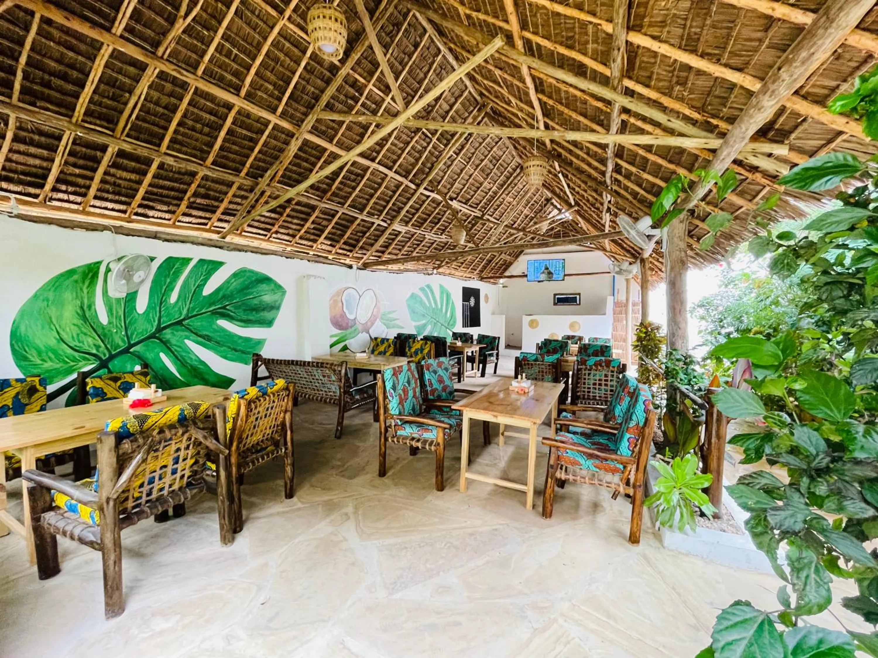 Patio in Max Hotel Nungwi