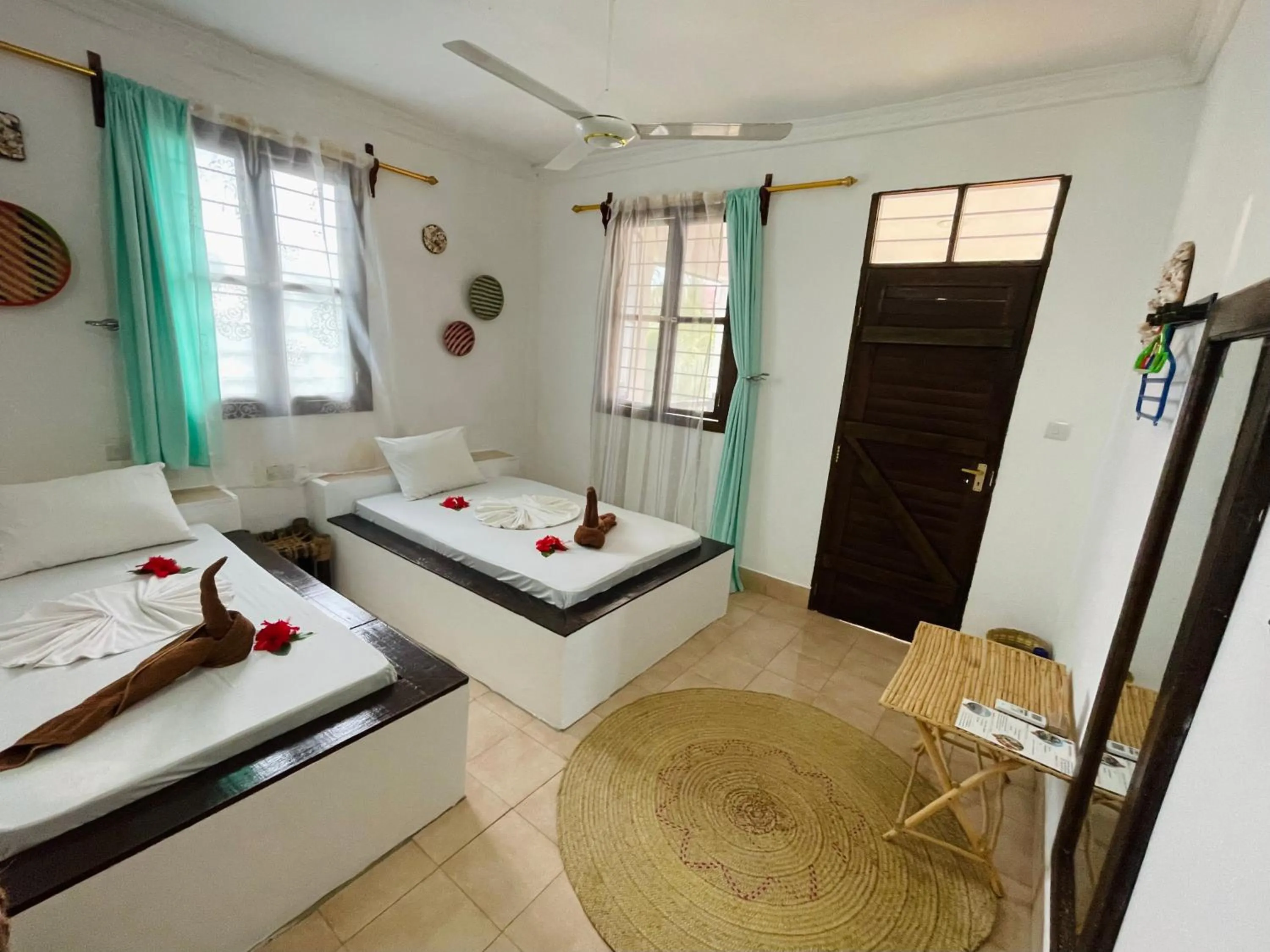 Bed in Max Hotel Nungwi