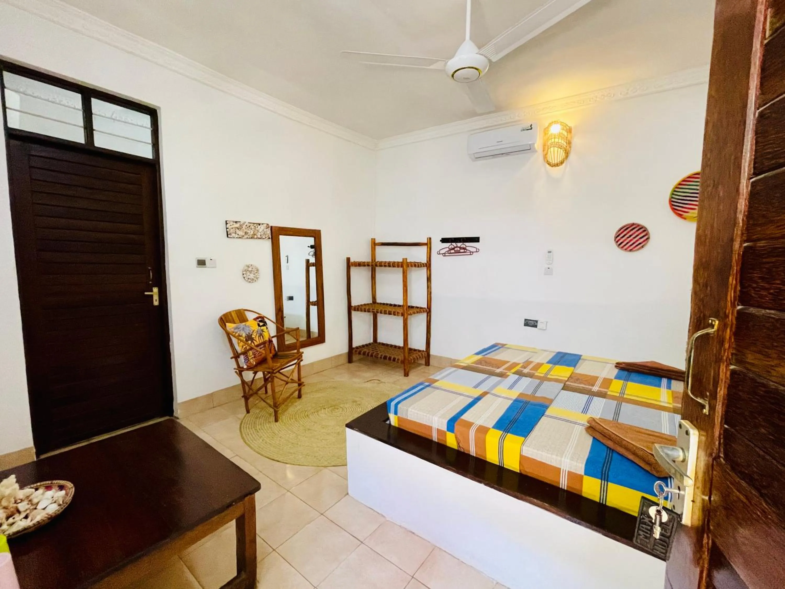 Bed in Max Hotel Nungwi