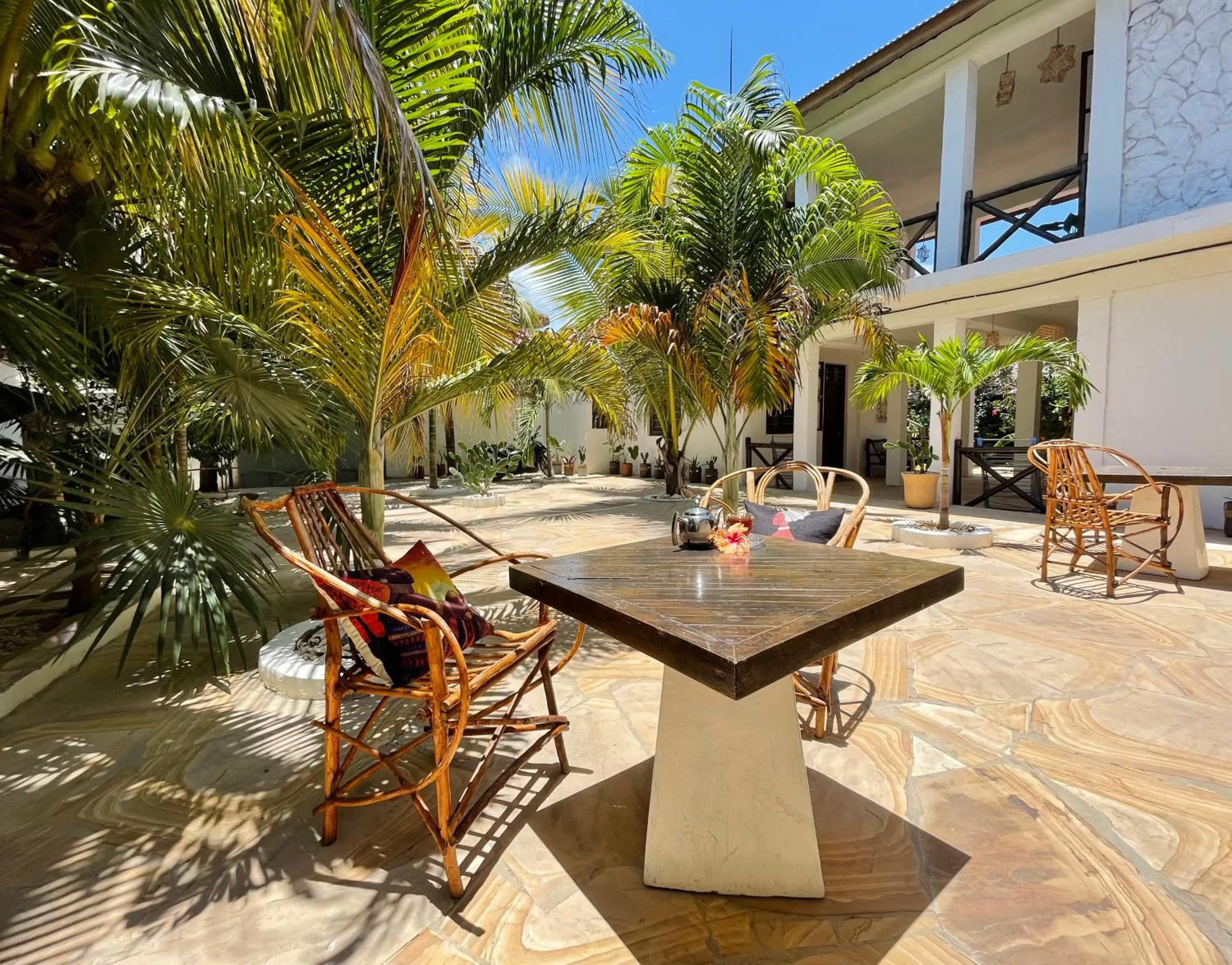 Patio in Max Hotel Nungwi