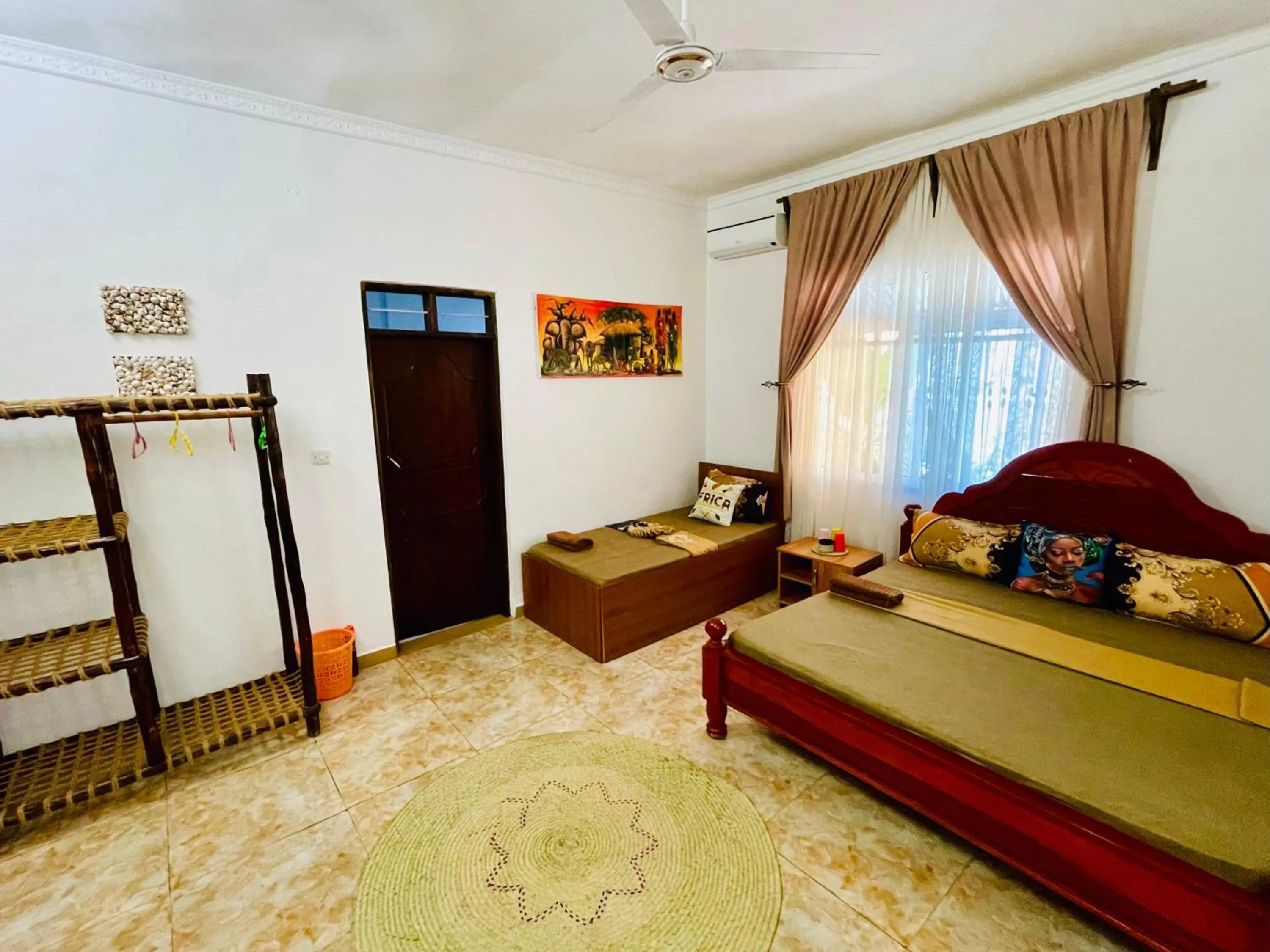 Bed in Max Hotel Nungwi