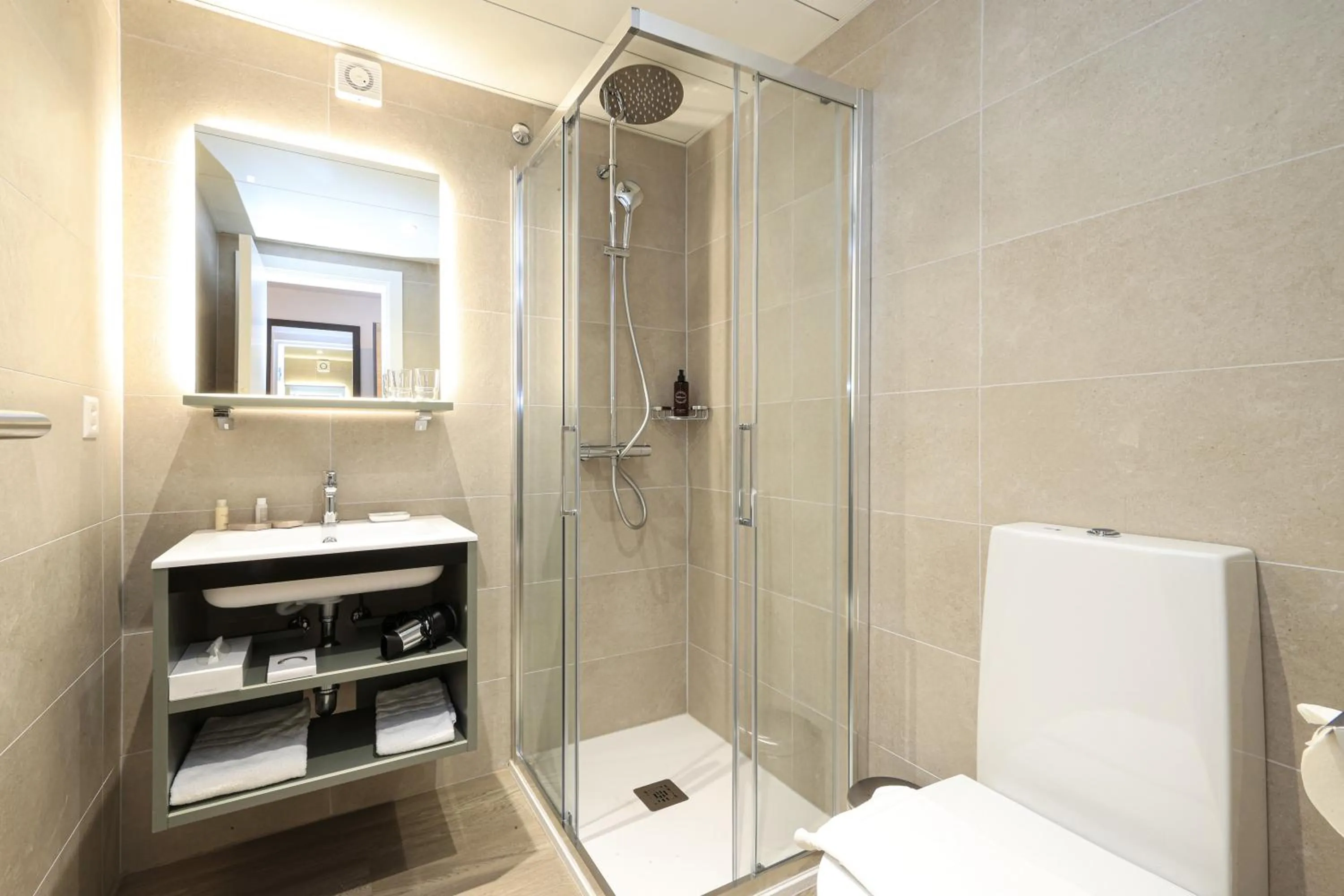 Shower in Hotel Geranio Au Lac