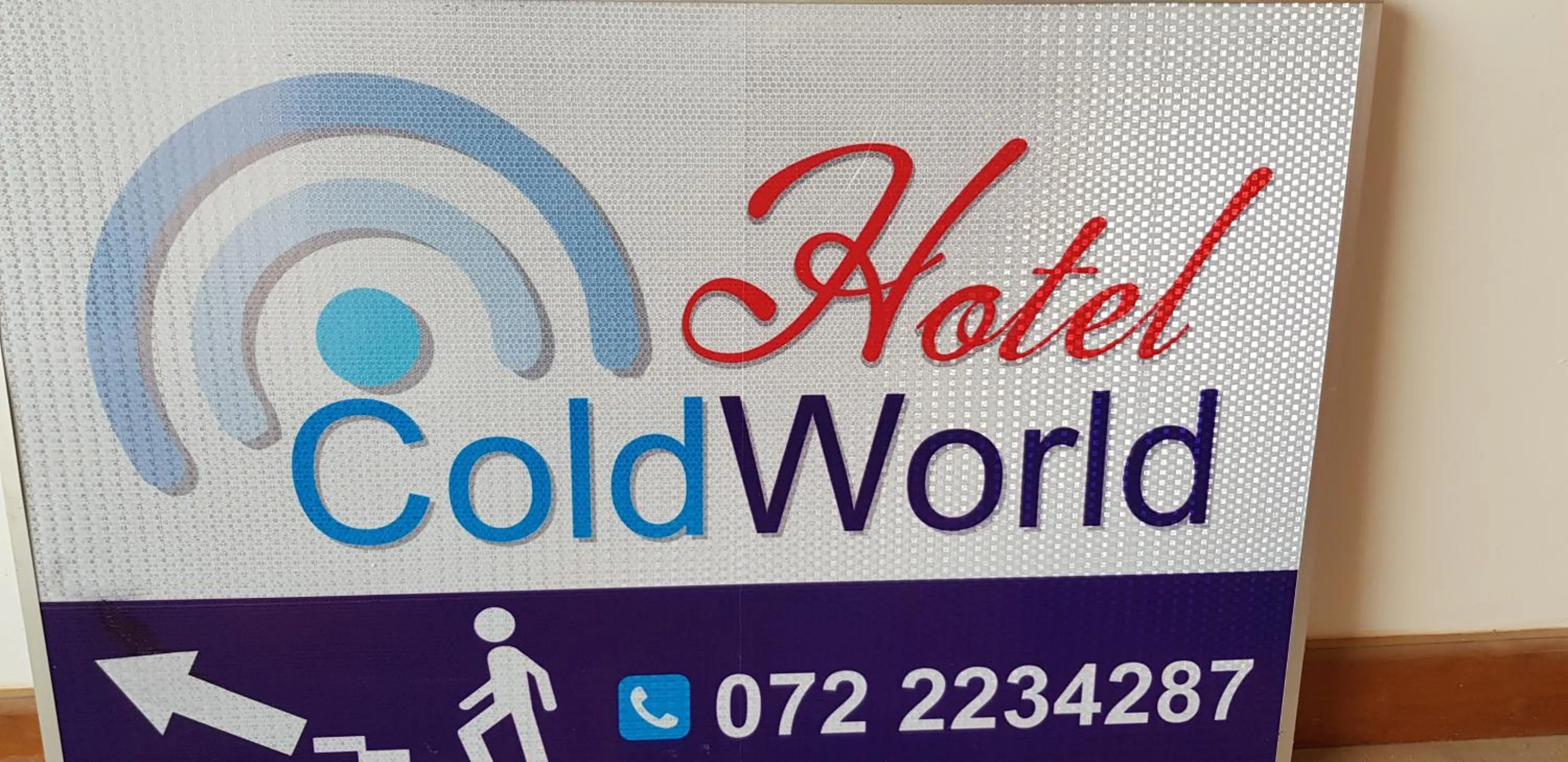 Property logo or sign in Hotel ColdWorld
