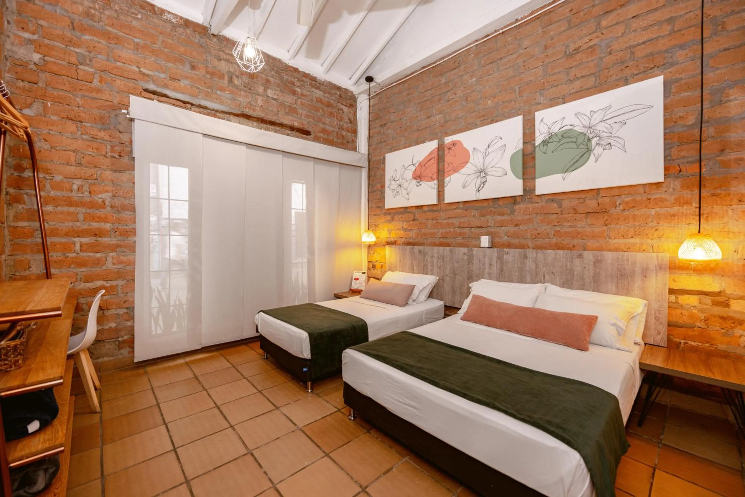 Bed in Botánica Casa Hotel