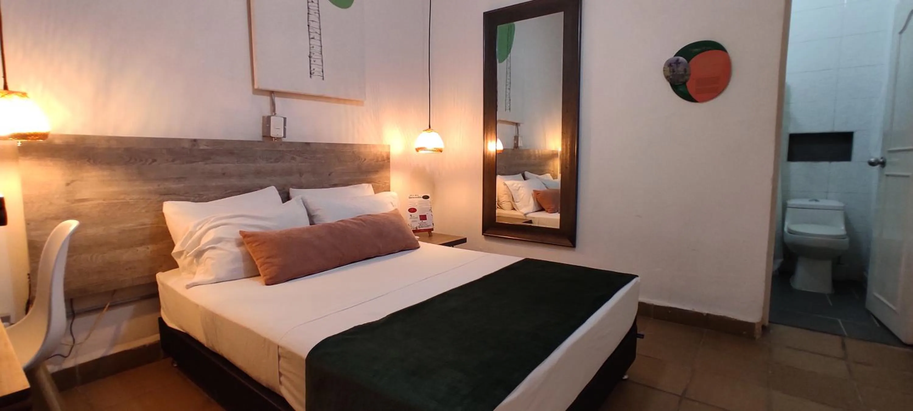 Bed in Botánica Casa Hotel