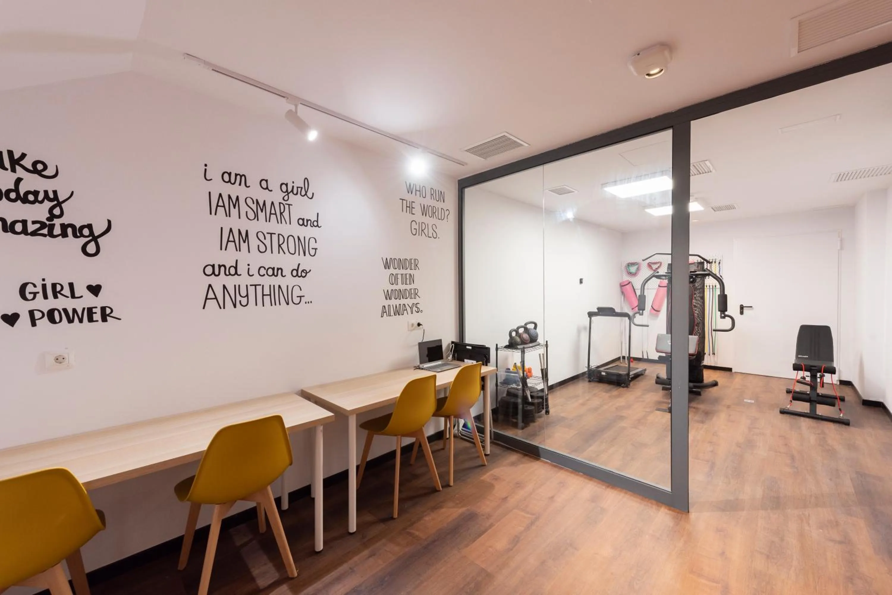 Seating area in Hostelle - Women only hostel Barcelona
