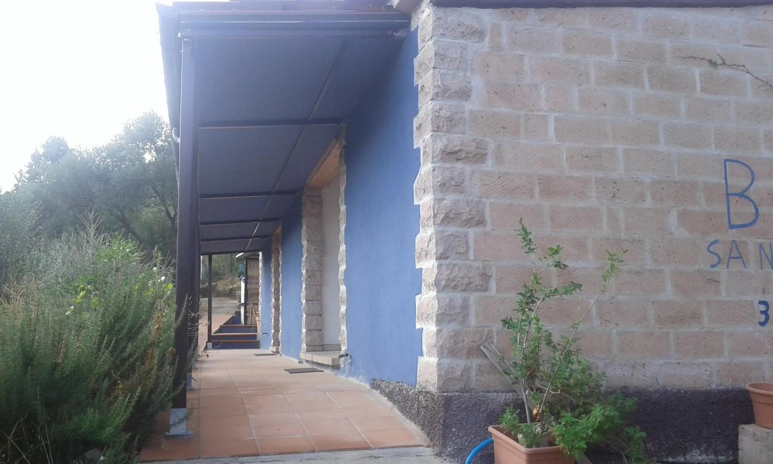 Patio in B&B Santu Larentu