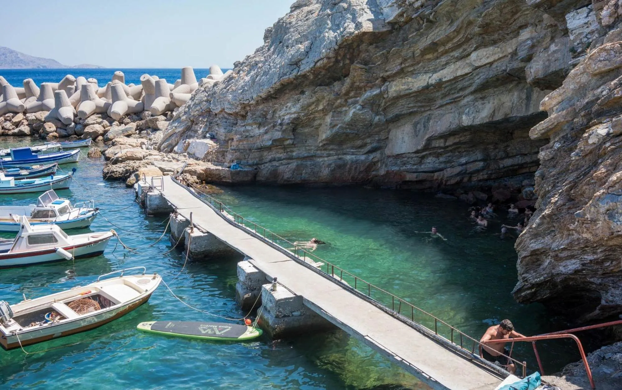 Open Air Bath in Nefeli Boutique Hotel