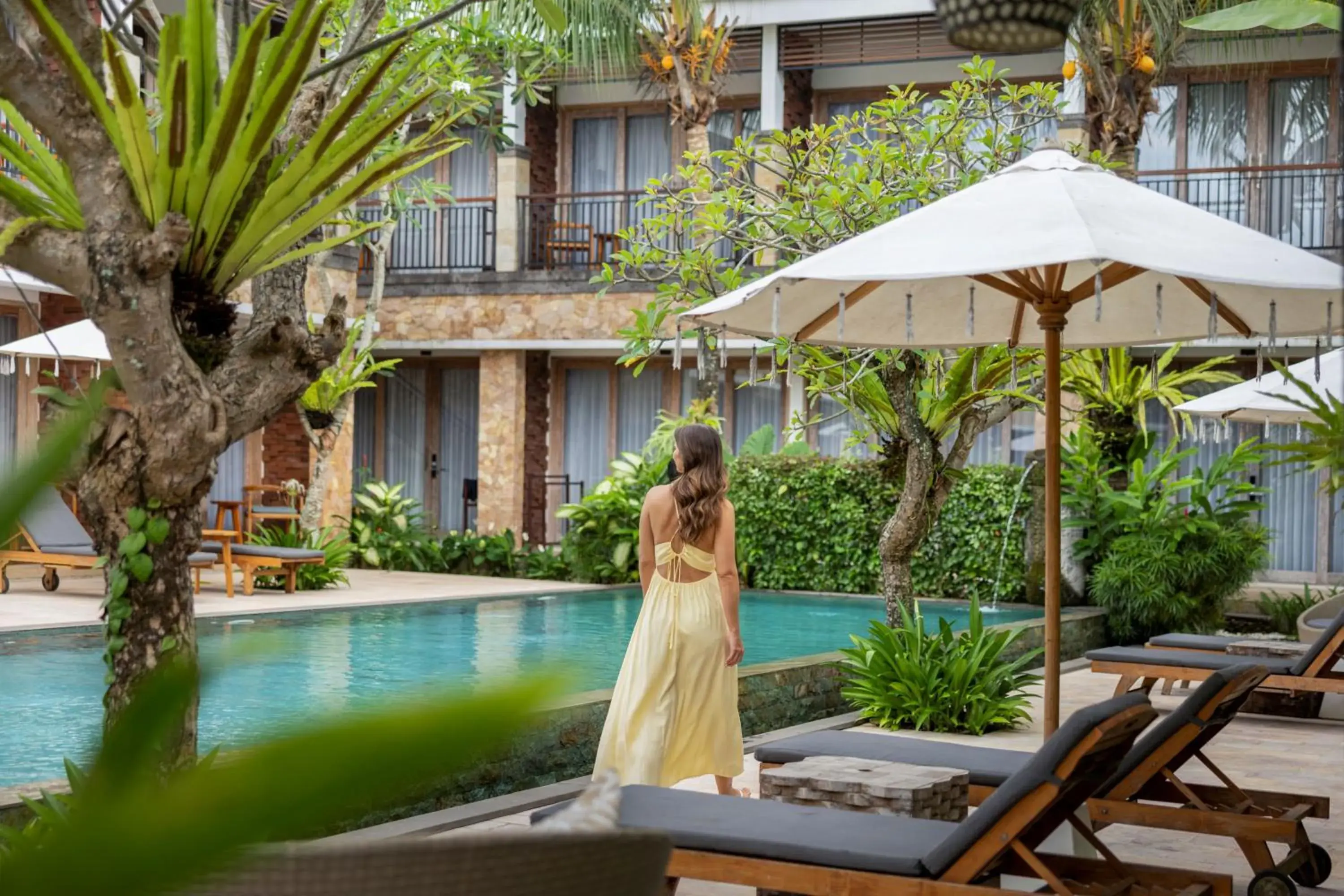 Swimming pool in Kahayana Suites Ubud Swimming pool in Kahayana Suites Ubud