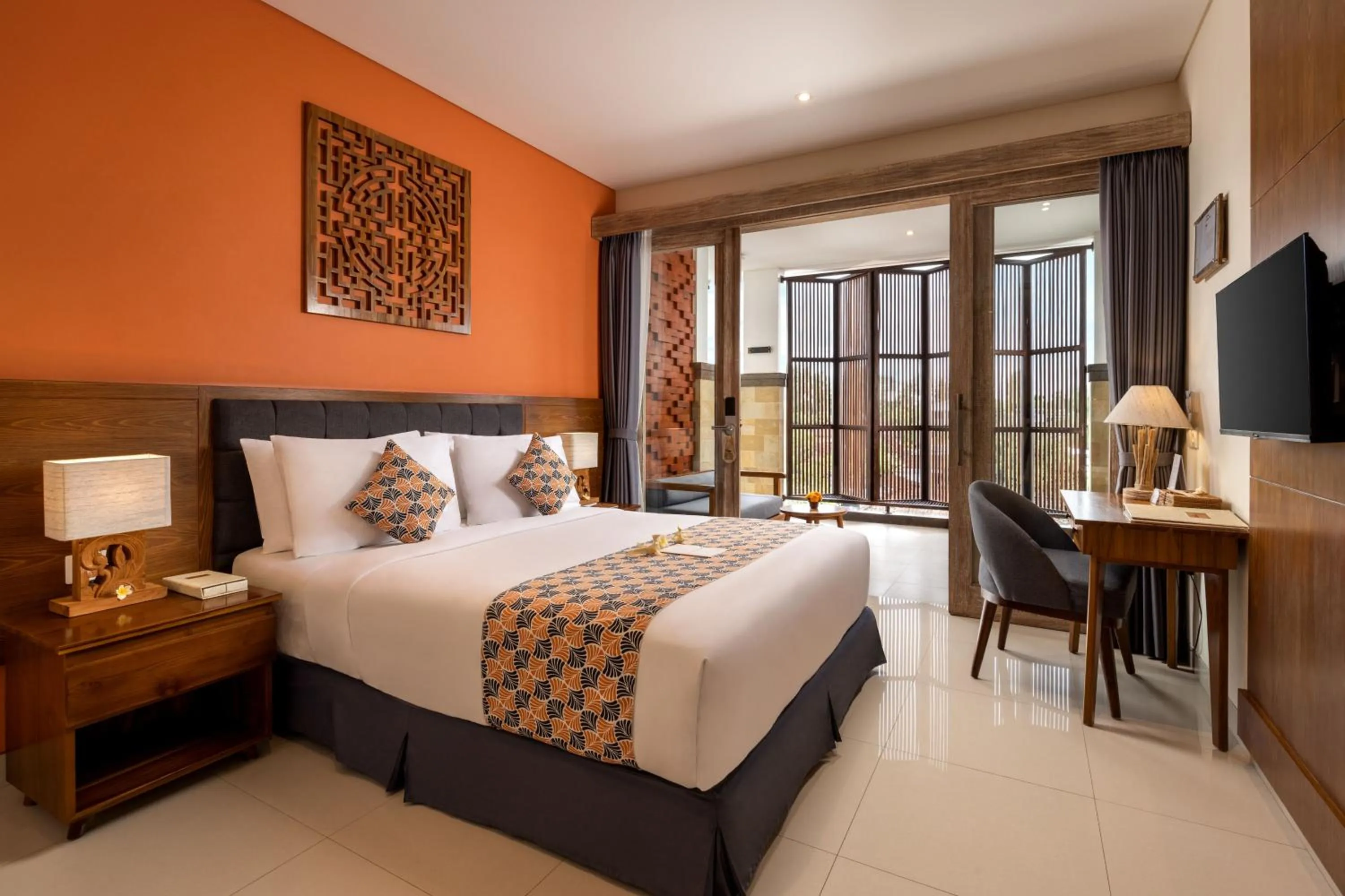 Bedroom, Bed in Kahayana Suites Ubud