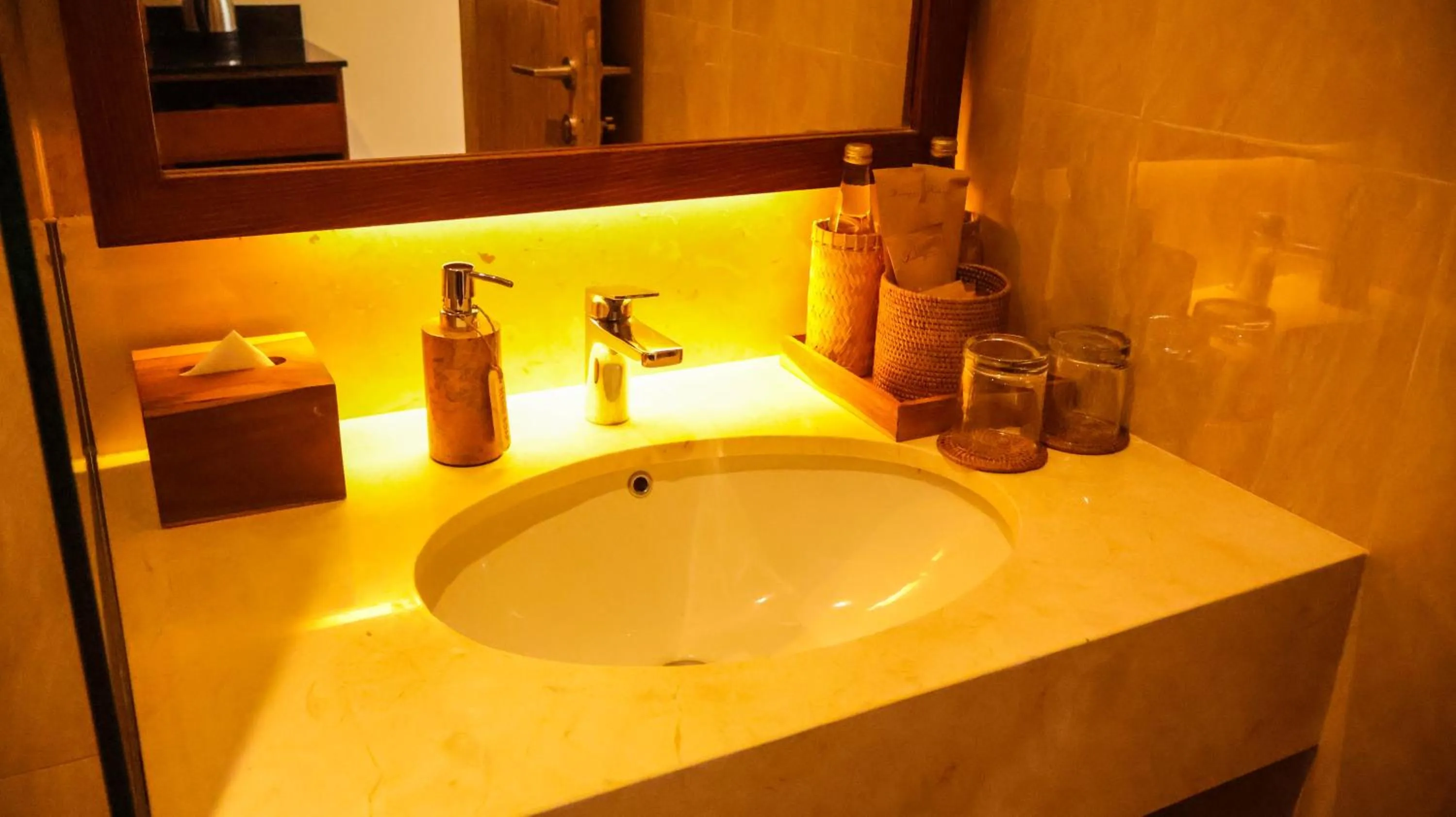 Bathroom in Kahayana Suites Ubud